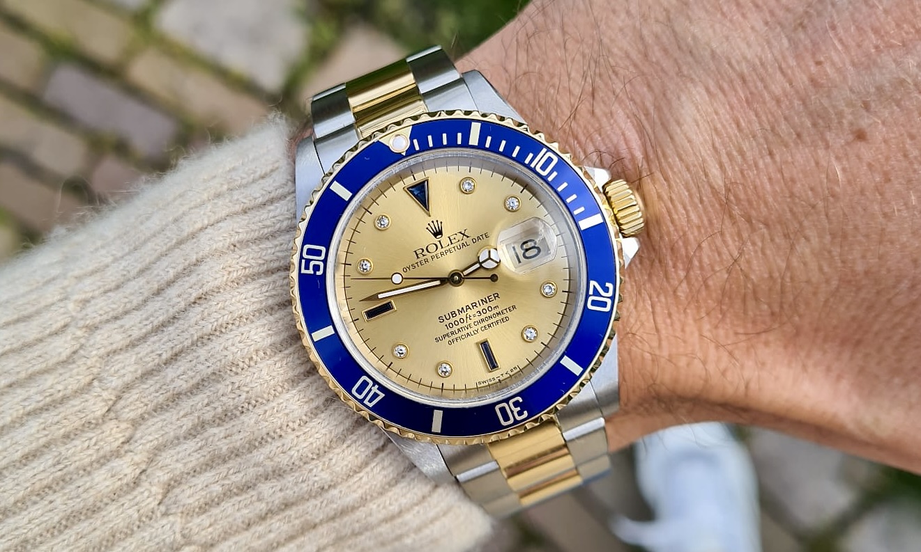 Rolex Submariner 16613 Serti Dial