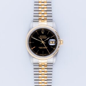 Rolex Oyster Perpetual Datejust Black 16233 1993 (Vollständiger Satz) 10 Rolex Datejust 16233