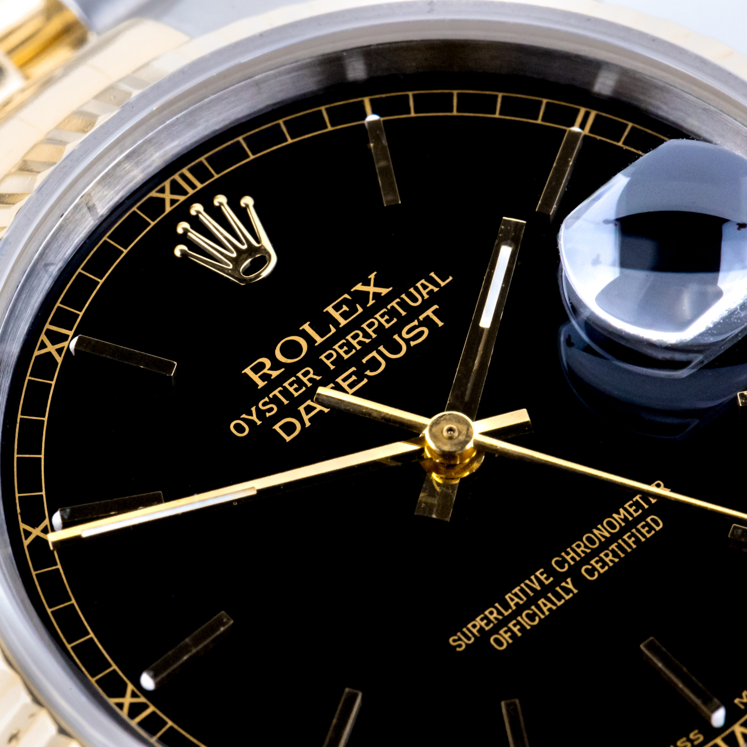 Rolex Oyster Perpetual Datejust Black 16233 1993 (Vollständiger Satz) 2 Rolex Datejust 16233