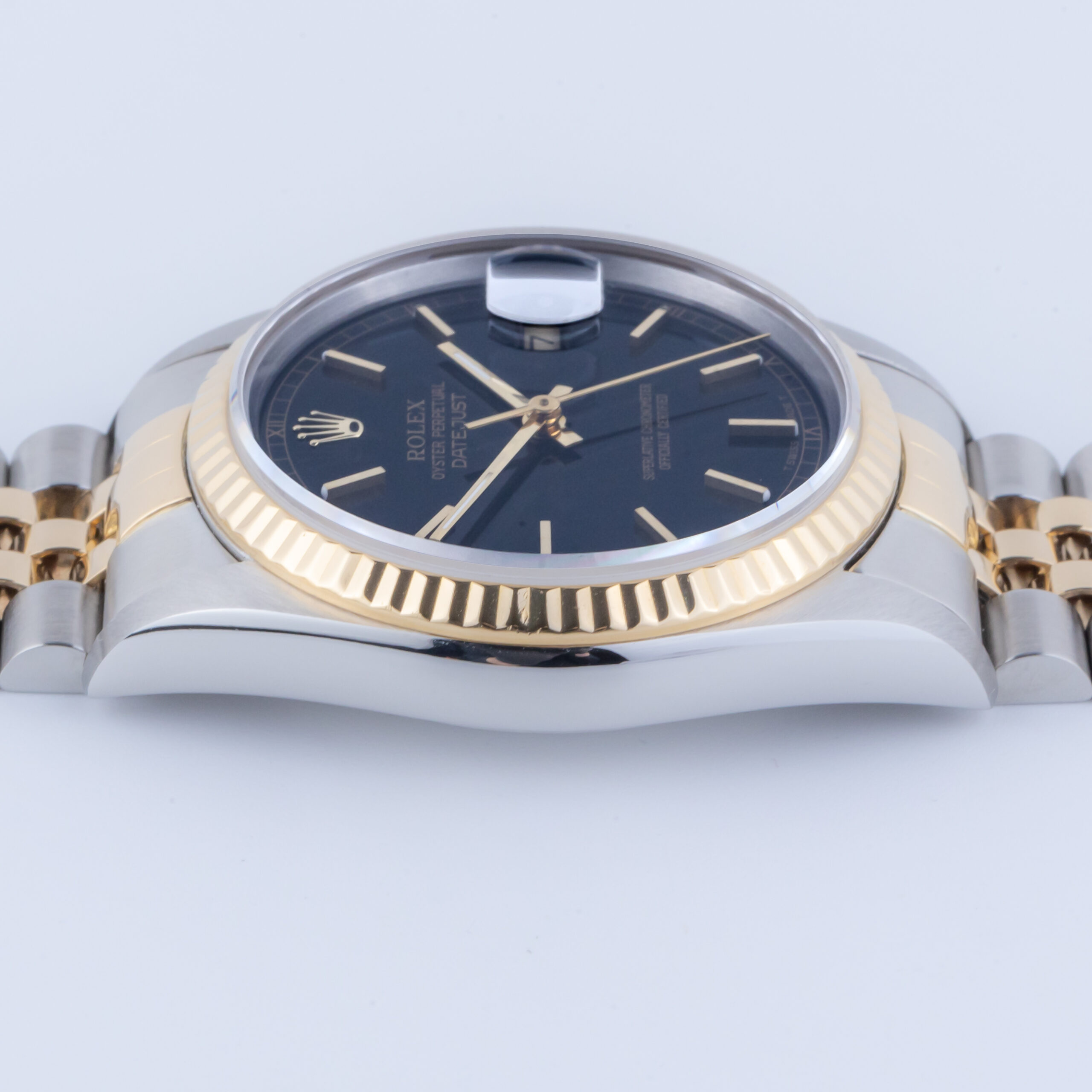 Rolex Oyster Perpetual Datejust Black 16233 1993 (Vollständiger Satz) 6 Rolex Datejust 16233