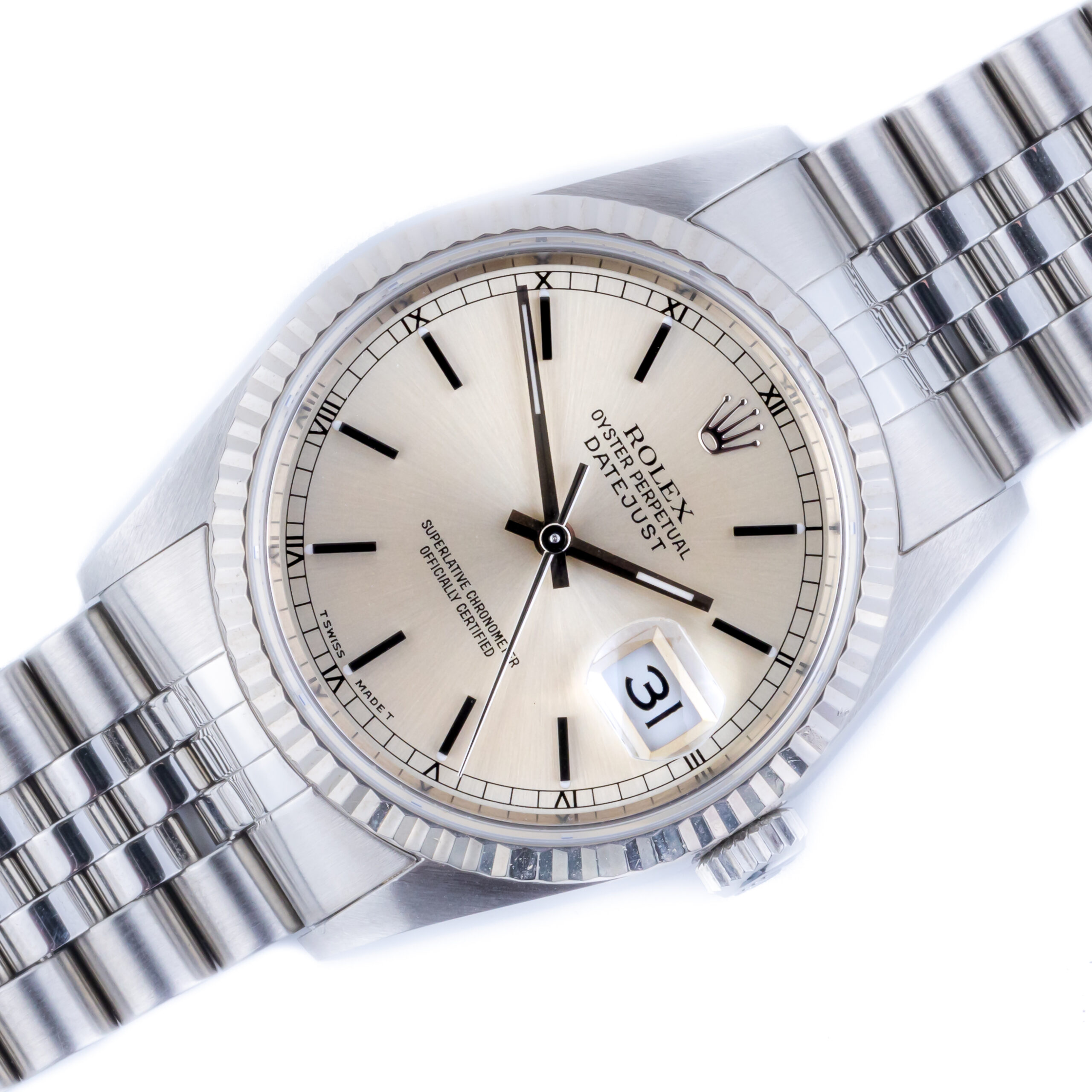 Rolex Oyster Perpetual Datejust Silver 16234 1993 1 Rolex Datejust 16234