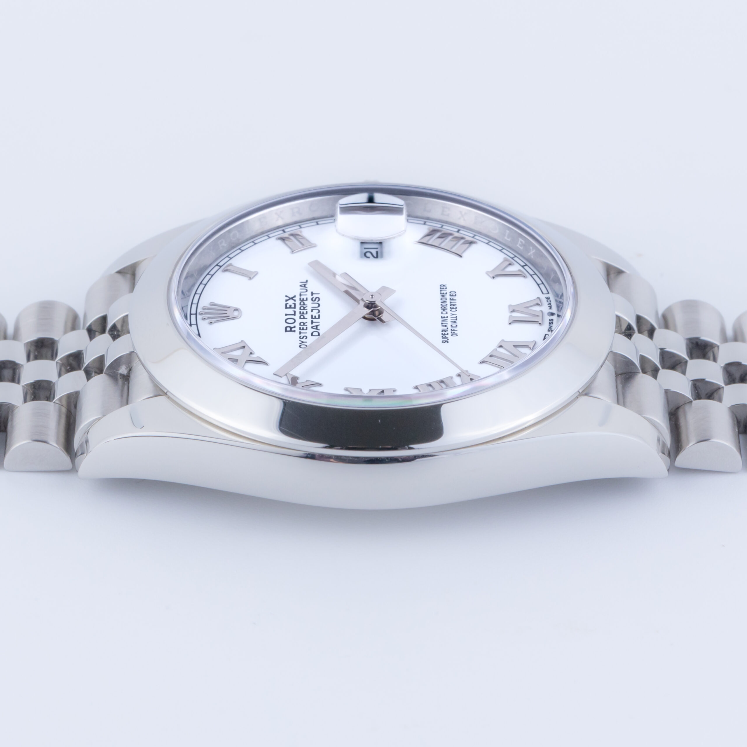 Rolex Datejust 41 White Roman 126300 2022 (Full Set) 6 Rolex Datejust 126300
