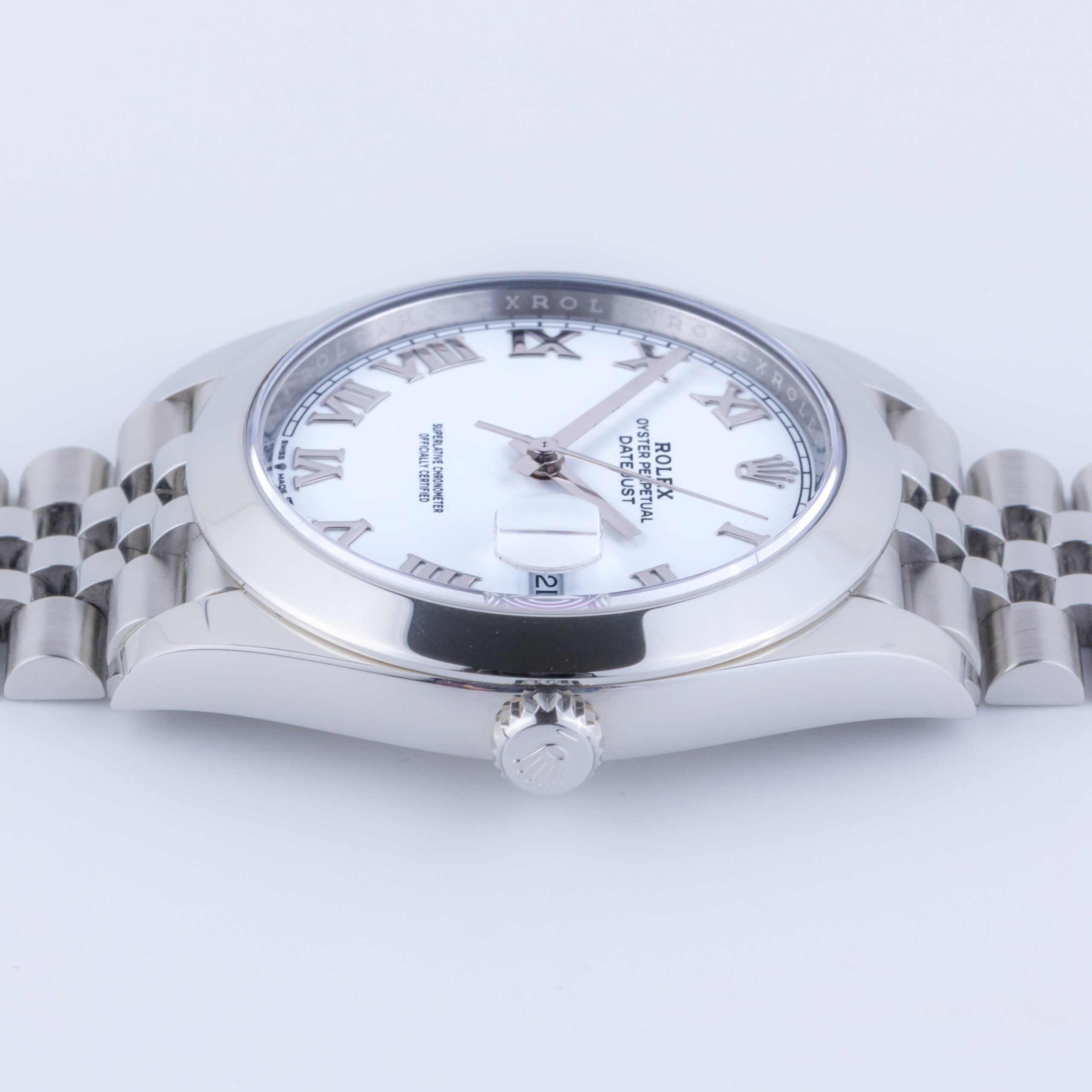 Rolex Datejust 41 White Roman 126300 2022 (Full Set) 7 Rolex Datejust 126300