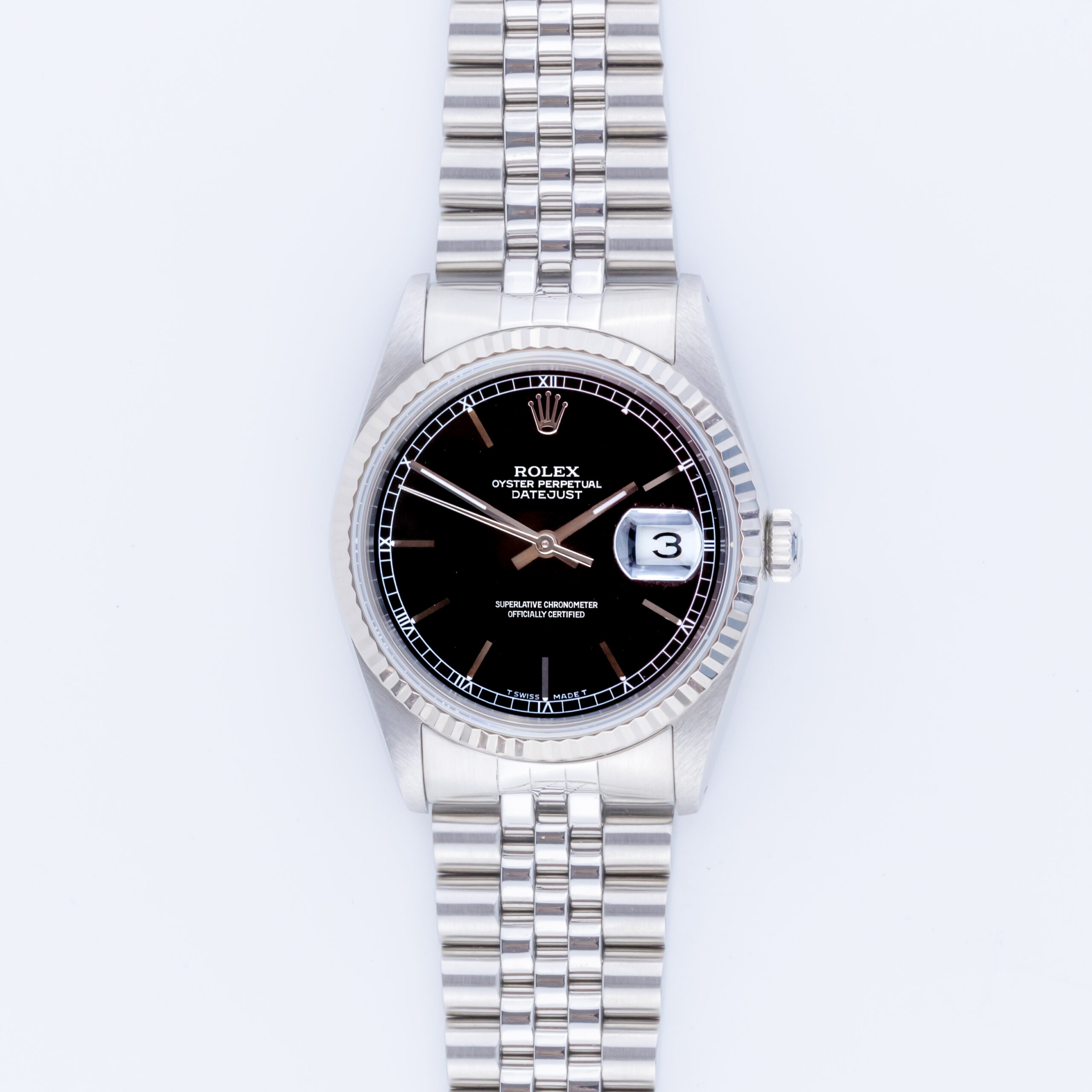 Rolex Oyster Perpetual Datejust Black 16234 1993 (Full Set) 3 Rolex Oyster Perpetual Datejust Black 16234 1993 (Full Set) - Image 3