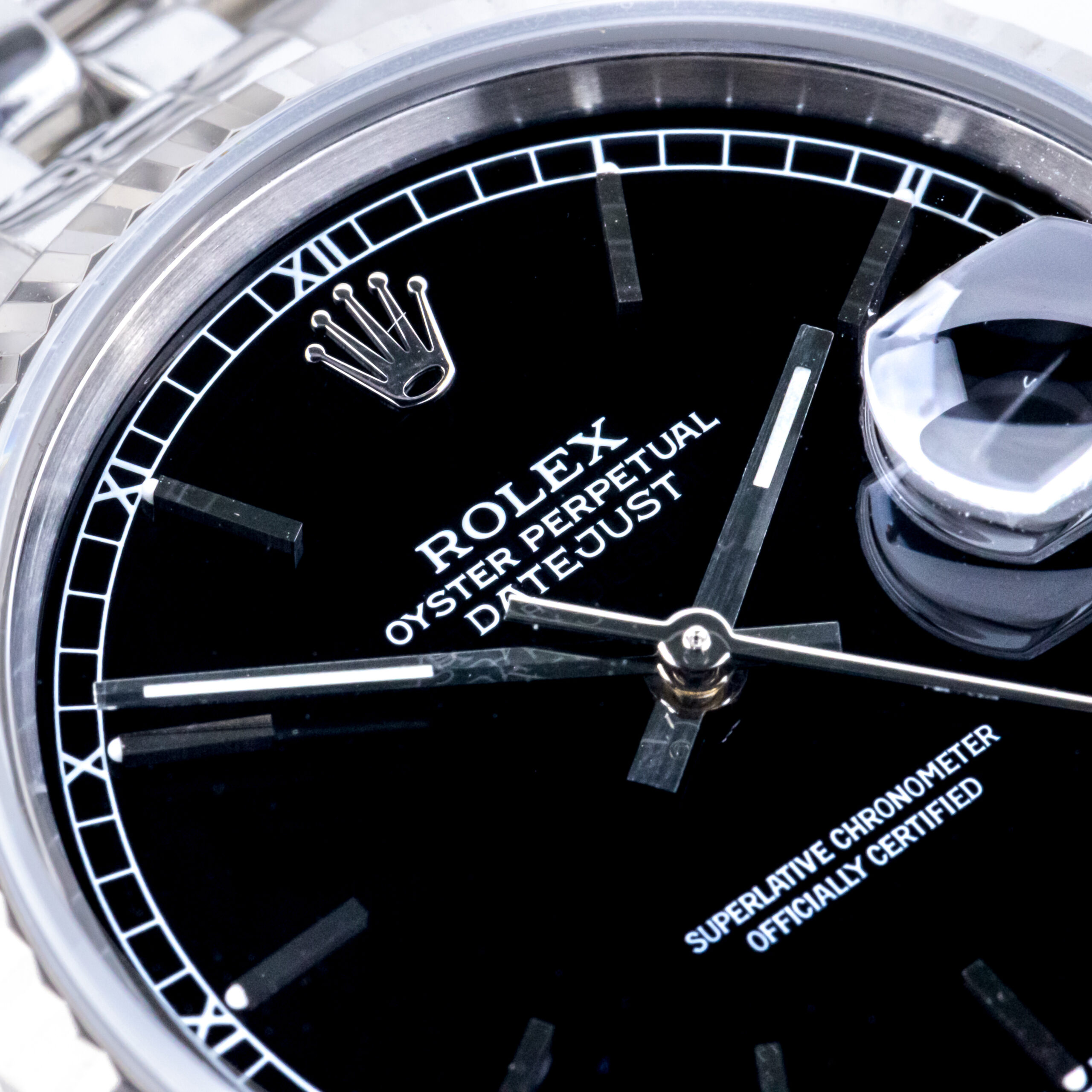 Rolex Oyster Perpetual Datejust Black 16234 1993 (Full Set) 2 Rolex Datejust 16234