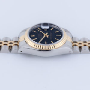 Rolex Lady-Datejust Black Tapestry 69173 1988 (Vollständiger Satz) 13 Rolex Lady-Datejust 69173