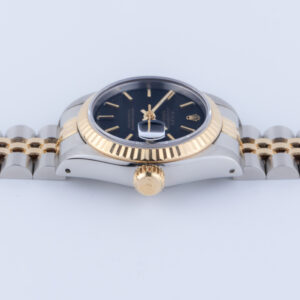 Rolex Lady-Datejust Black Tapestry 69173 1988 (Vollständiger Satz) 14 Rolex Lady-Datejust 69173