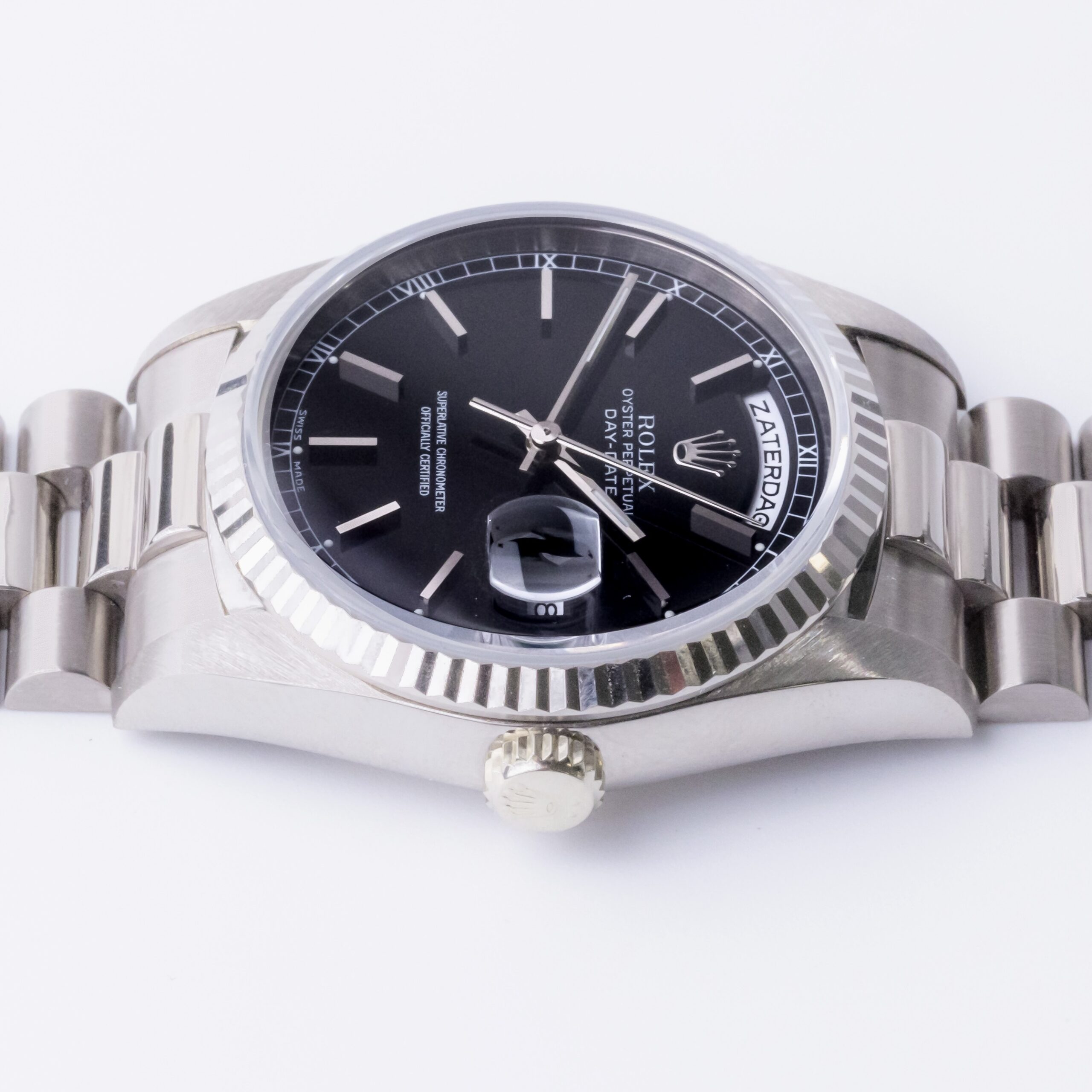 Rolex Day-Date Black 18239 1990 (Box) 6 Rolex Day-Date 18239