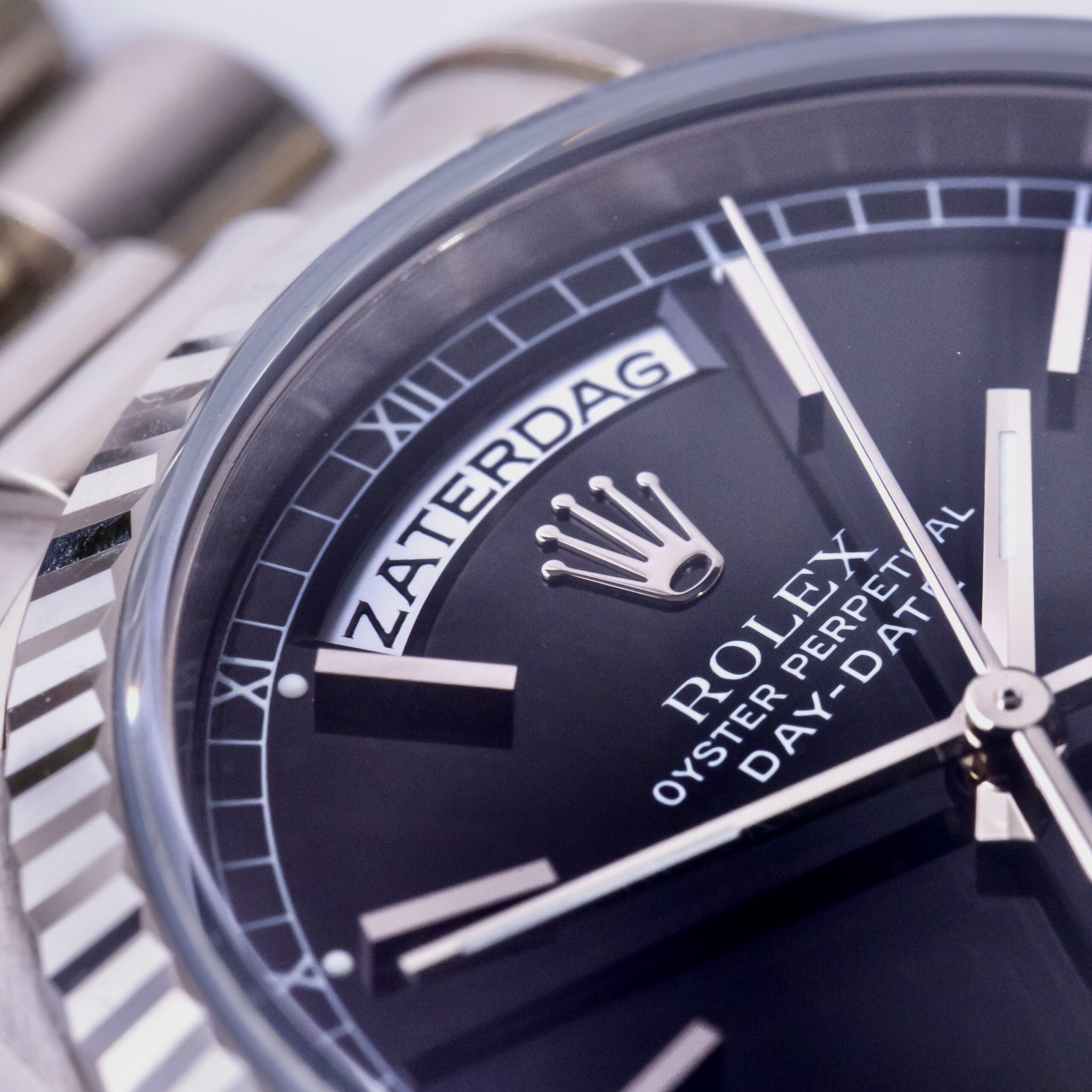 Rolex Day-Date Black 18239 1990 (Box) 2 Rolex Day-Date 18239