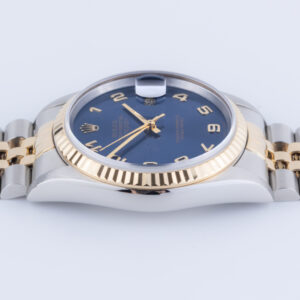 Rolex Oyster Perpetual Datejust Blue Arabic 16233 1996 (Full Set) 12 Rolex Datejust 16233