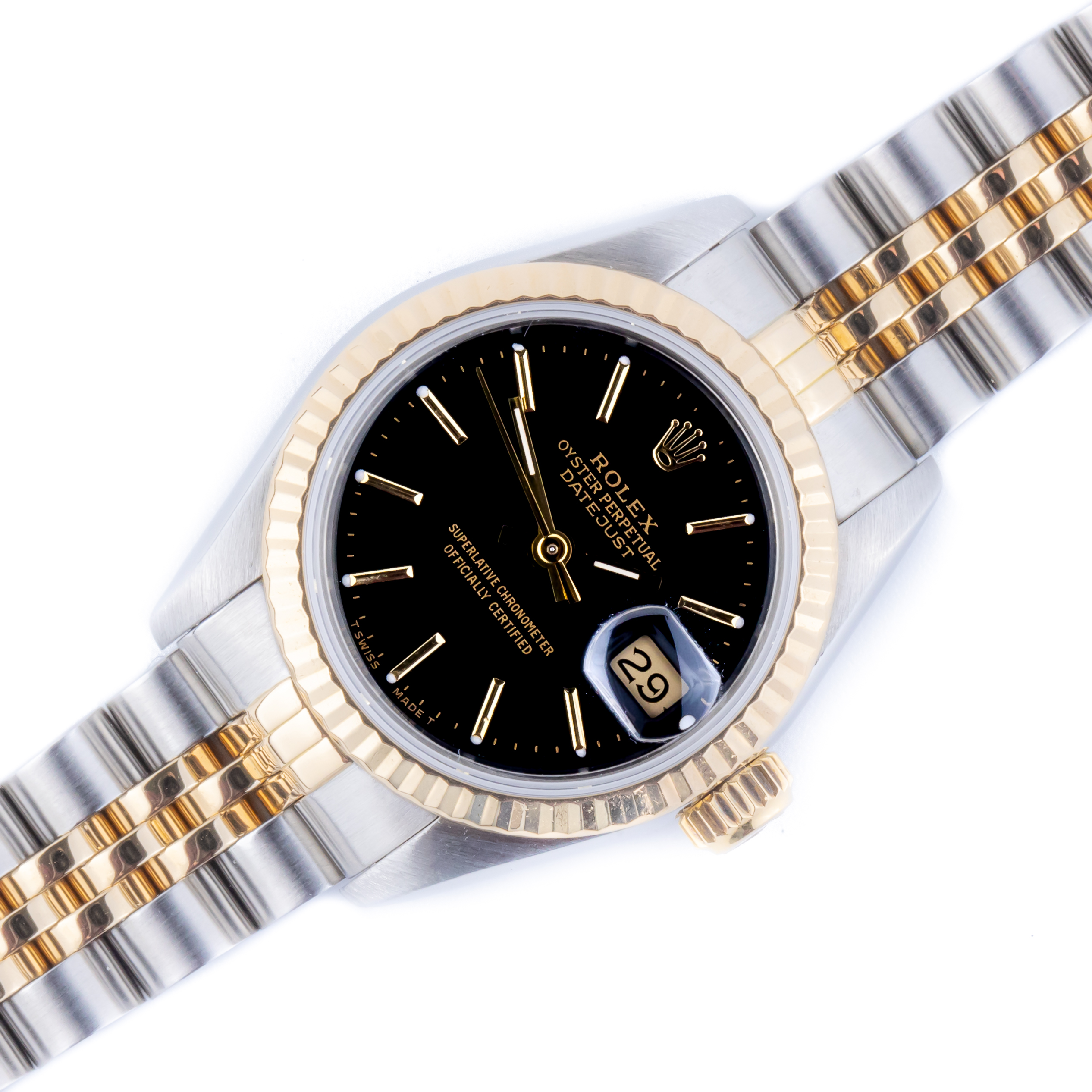 Rolex Lady-Datejust Black 69173 1987 (Full Set) 1 Rolex Lady-Datejust 69173