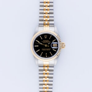 Rolex Lady-Datejust Black 69173 1987 (Full Set) 10 Rolex Lady-Datejust 69173