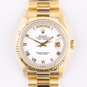 Rolex Day-Date White Roman 18238 1989 (Full Set) 10 rolex-day-date-white-roman-18238-1989-full-set