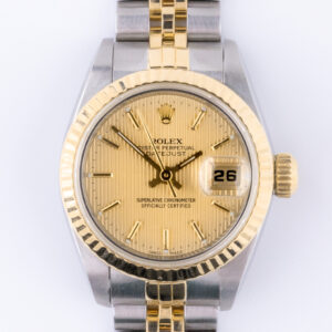 Rolex Lady-Datejust Champagne Tapestry 69173 1993 (Full Set) 10 rolex-lady-datejust-champagne-tapestry-69173-1993-full-set