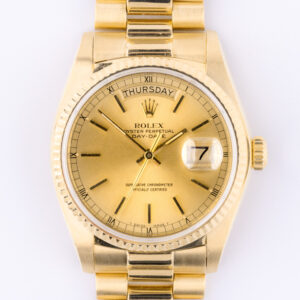 Rolex Day-Date Champagne 18038 1979 (Full Set) 10 Rolex Day-Date 18038