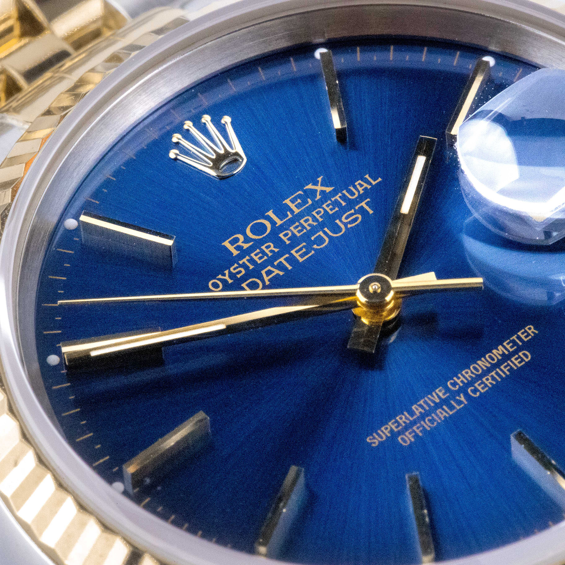 Rolex Oyster Perpetual Datejust Blue 16233 1990 (Full Set) 2 Rolex Oyster Perpetual Datejust Blue 16233 1990 (Full Set) - Image 2