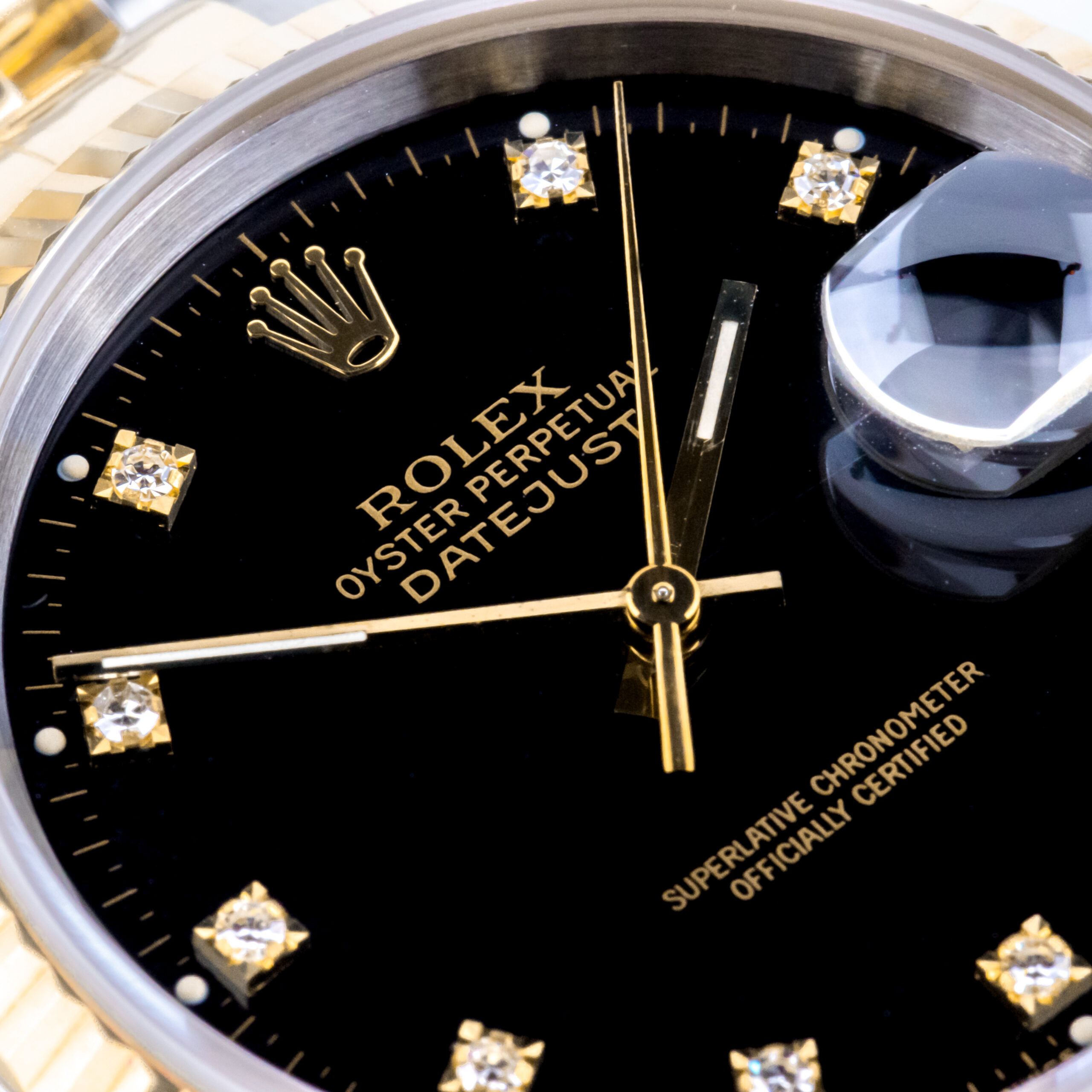 Rolex Oyster Perpetual Datejust Black Diamond 16233 1995 (Full Set) 2 Rolex Datejust 16233