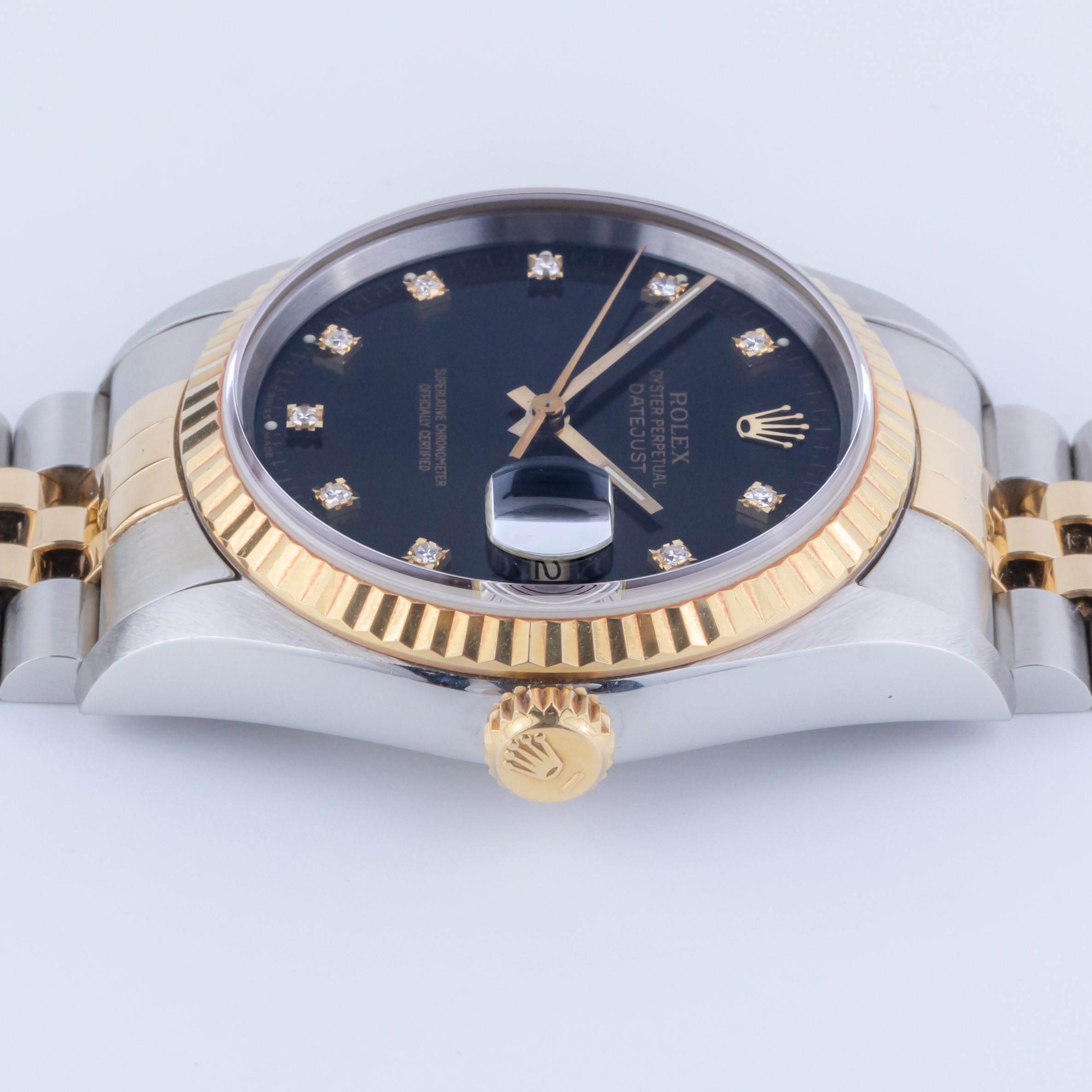 Rolex Oyster Perpetual Datejust Black Diamond 16233 1995 (Full Set) 5 Rolex Datejust 16233