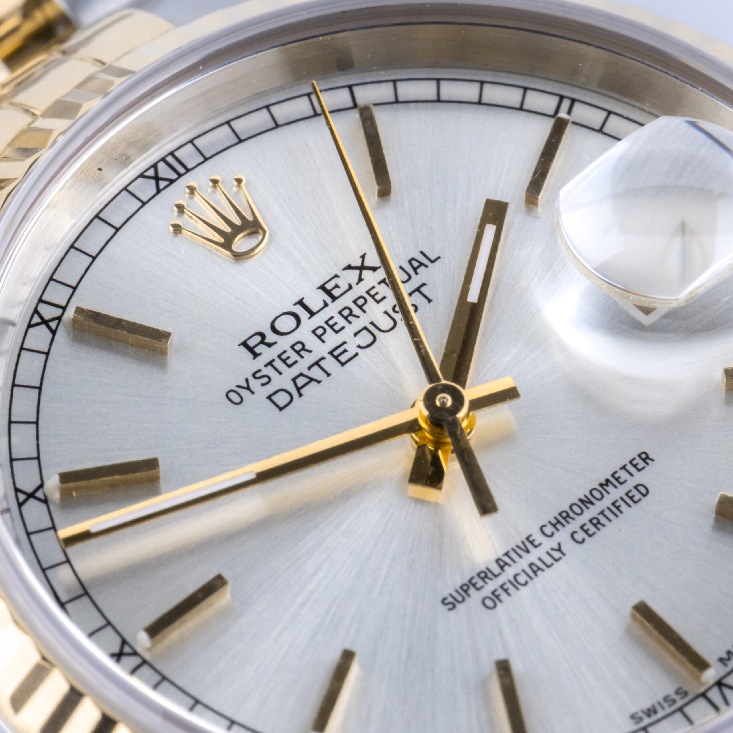 Rolex Oyster Perpetual Datejust Silver 16233 2000 (Vollständiger Satz) 2 Rolex Datejust 16233