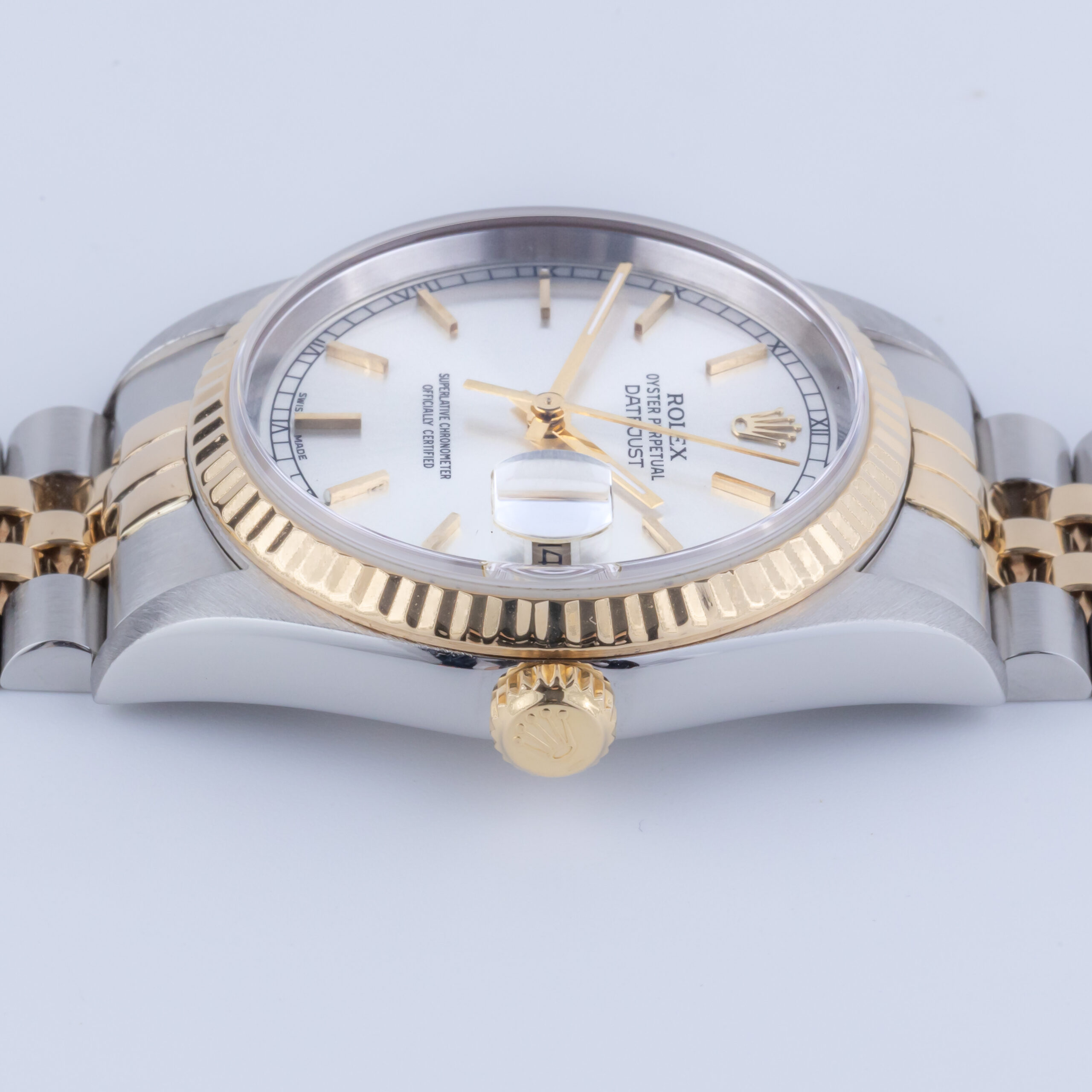 Rolex Oyster Perpetual Datejust Silver 16233 2000 (Vollständiger Satz) 6 Rolex Datejust 16233