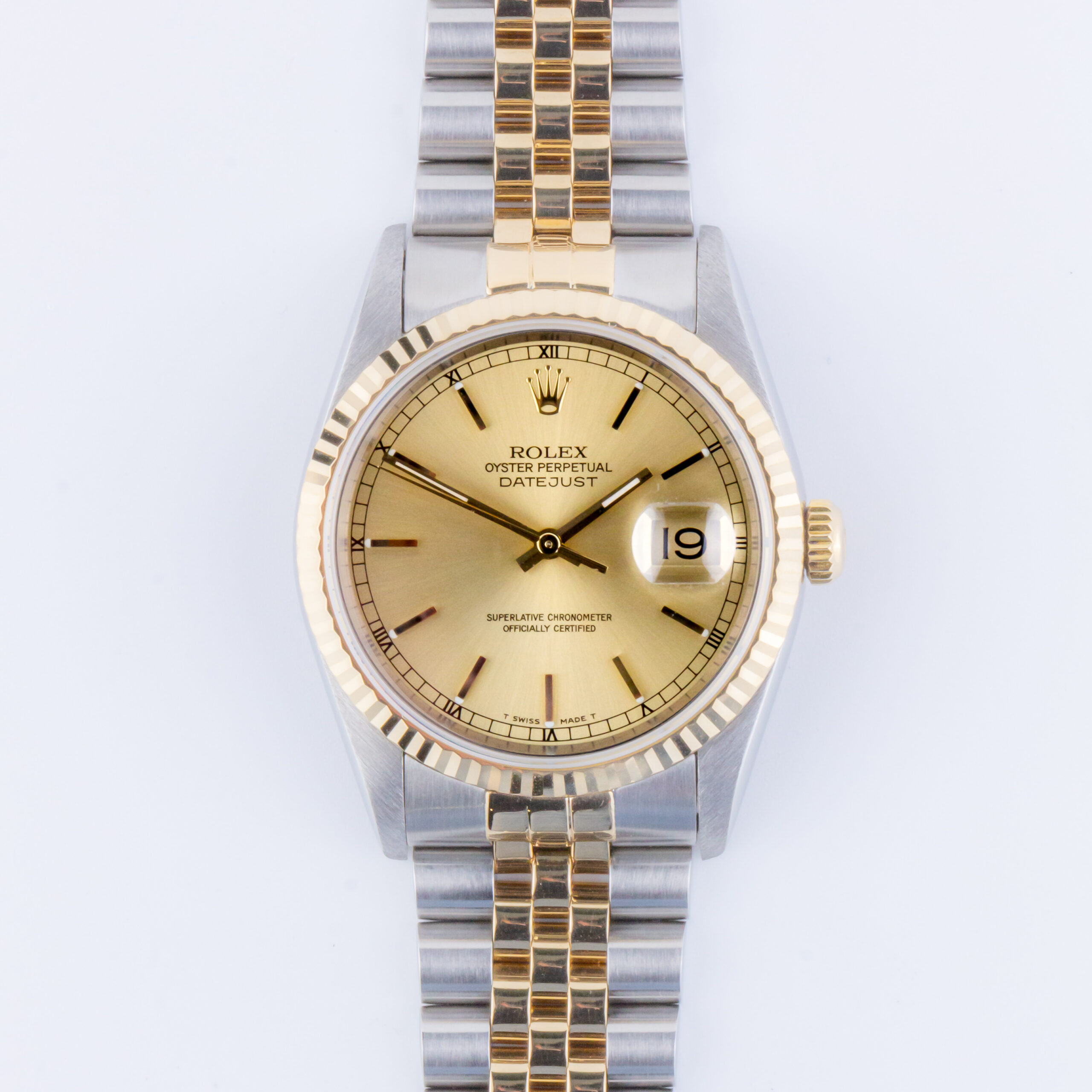 Rolex Oyster Perpetual Datejust Champagne 16233 1997 (Full Set) 3 Rolex Datejust 16233