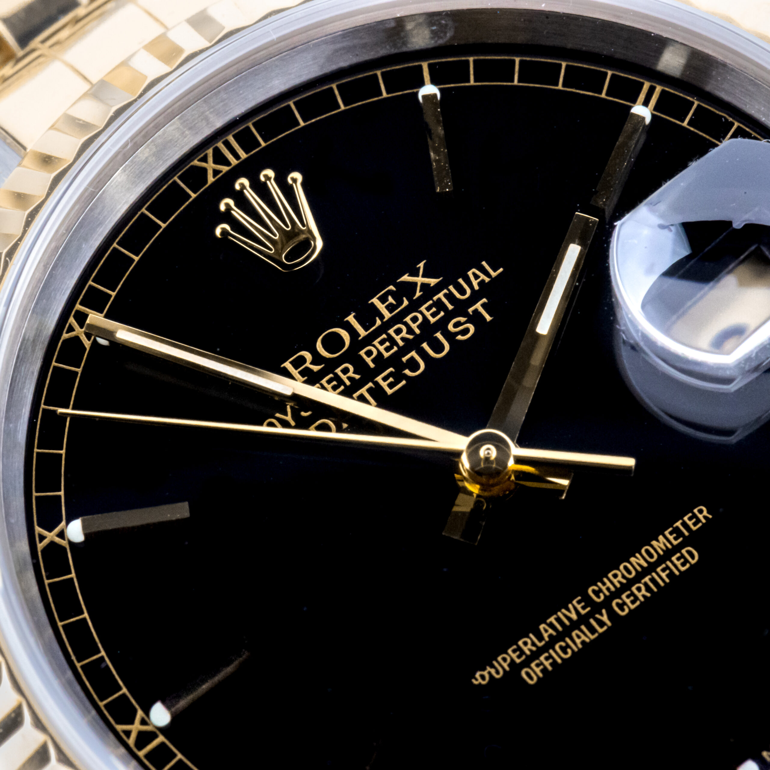 Rolex Oyster Perpetual Datejust Black 16233 2002 2 Rolex Datejust 16233