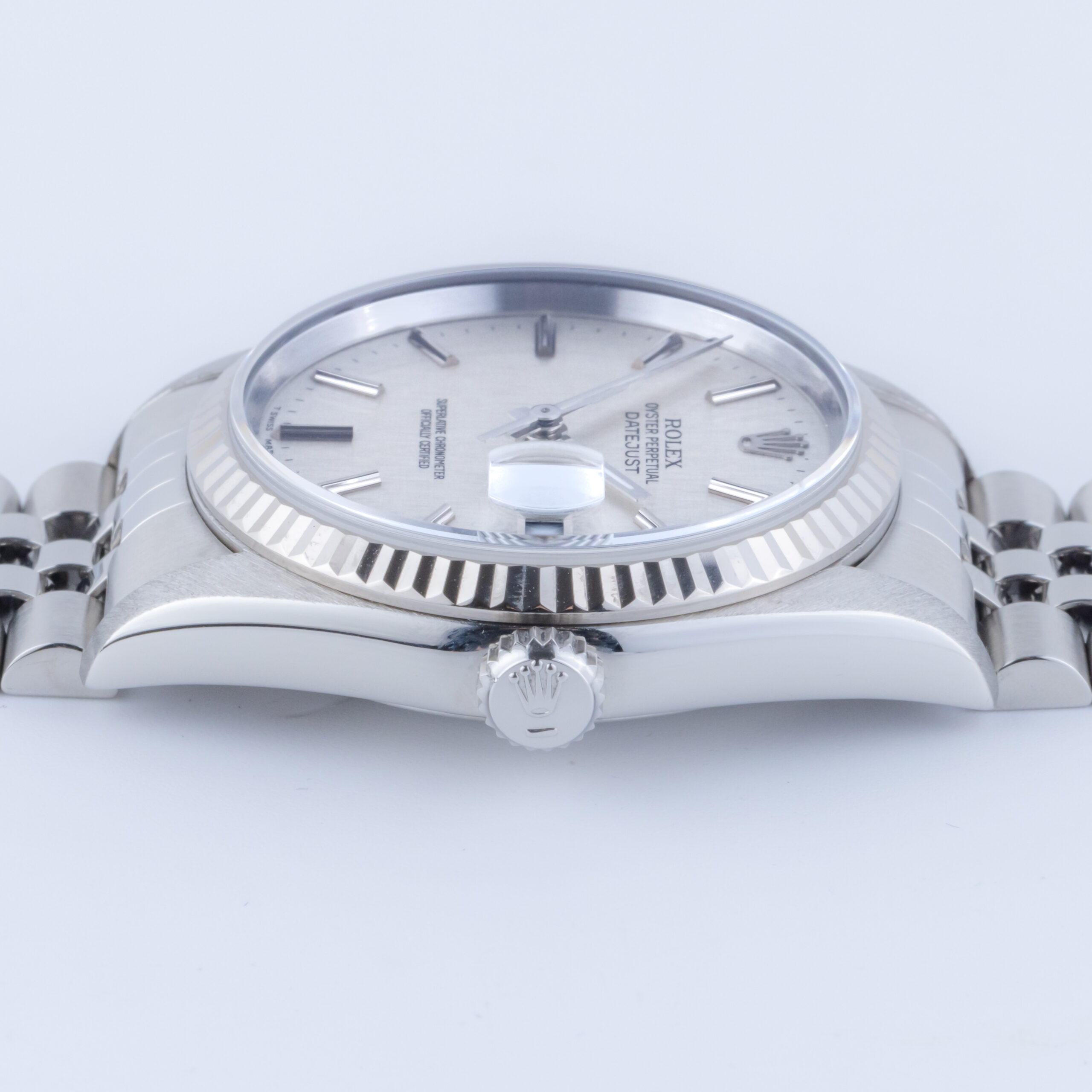 Rolex Oyster Perpetual Datejust Silver Linen 16234 1996 (Full Set) 5 Rolex Datejust 16234