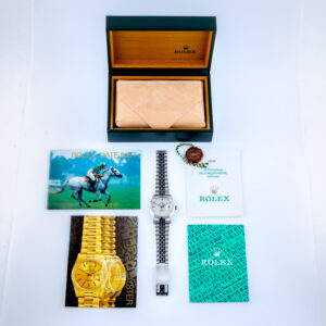 Rolex Oyster Perpetual Datejust Silver Linen 16234 1996 (Full Set) 15 Rolex Datejust 16234