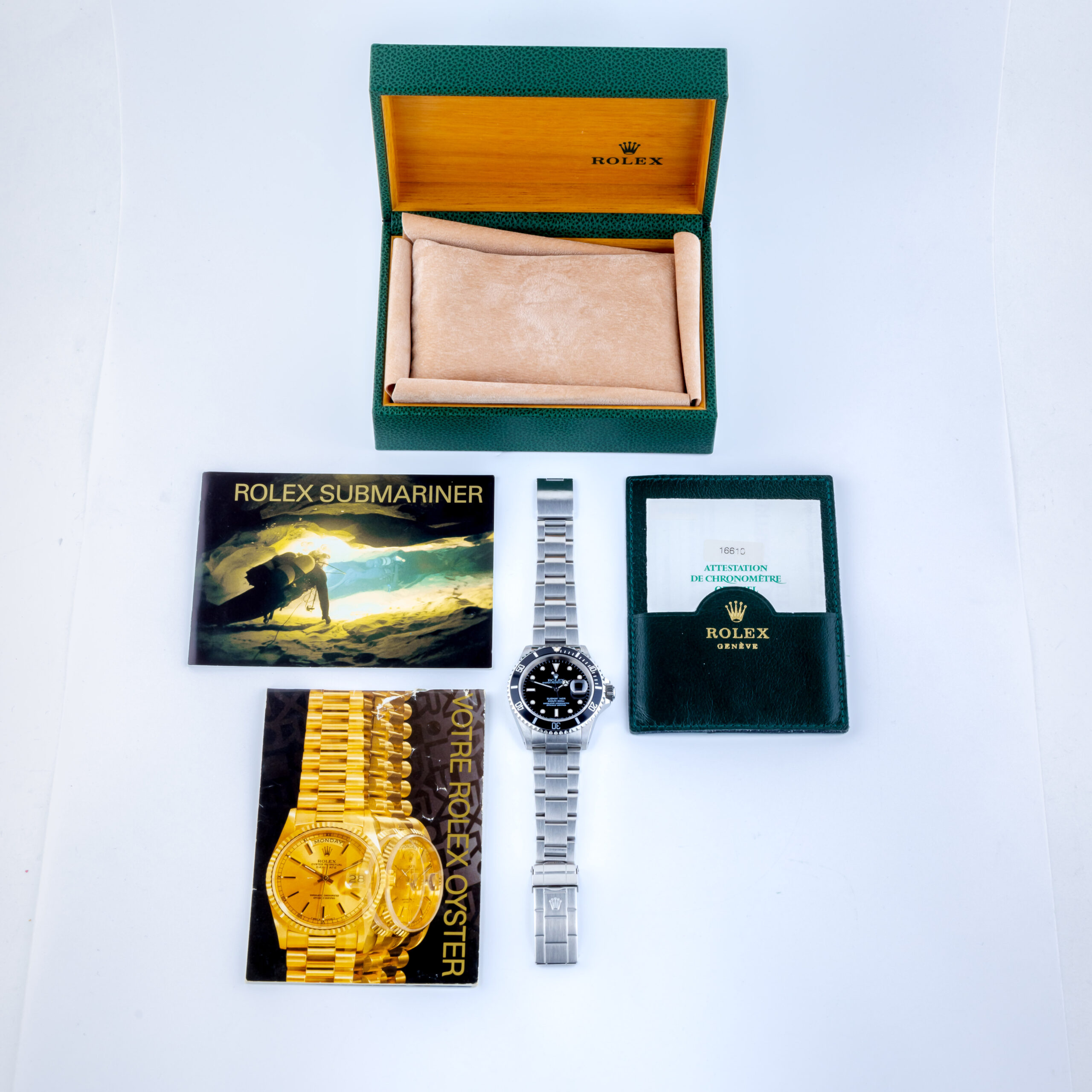 Rolex Oyster Perpetual Submariner 16610 1996 (Vollständiger Satz) 8 Rolex Oyster Perpetual Submariner 16610 1996 (Vollständiger Satz) – Bild 8