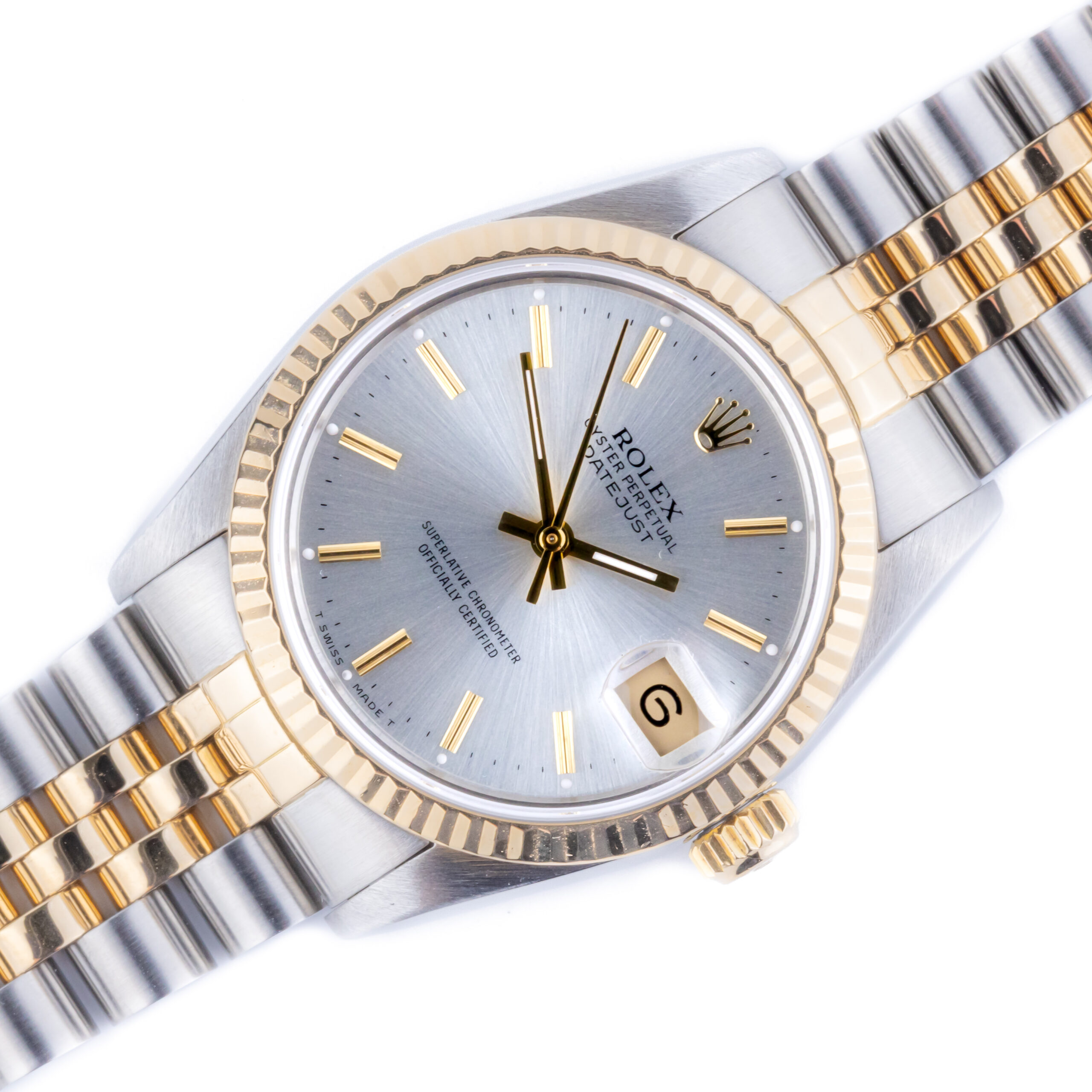 Rolex Datejust Mid-Size Silver 68273 1989 (Full Set) 1 rolex-datejust-68273-silver