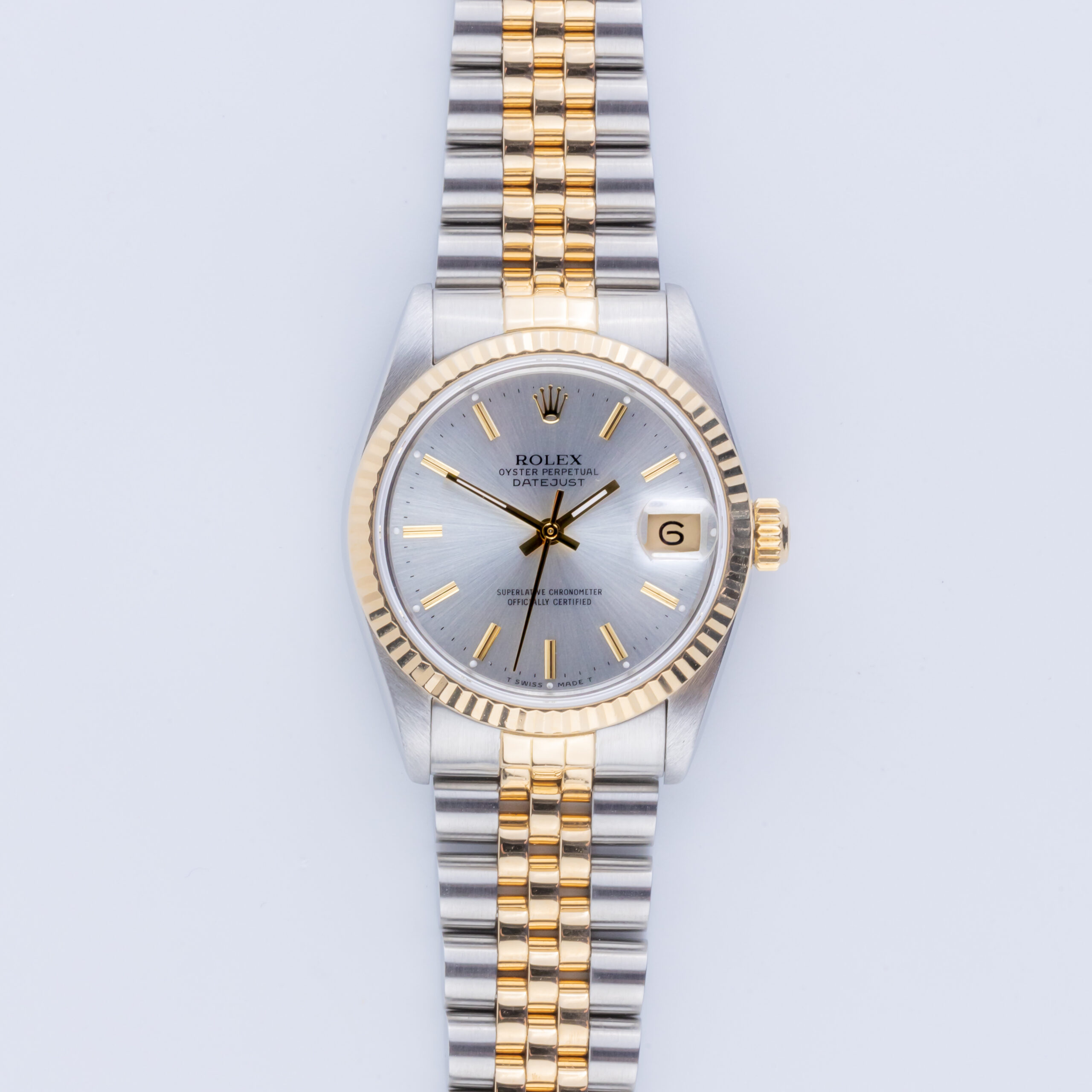 Rolex Datejust Mid-Size Silver 68273 1989 (Full Set) 3 rolex-datejust-68273-silver