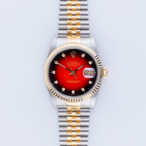 Rolex Oyster Perpetual Datejust Red Vignette Diamond 16233 1993 (Full Set) 10 Rolex Datejust 16233 Vignette