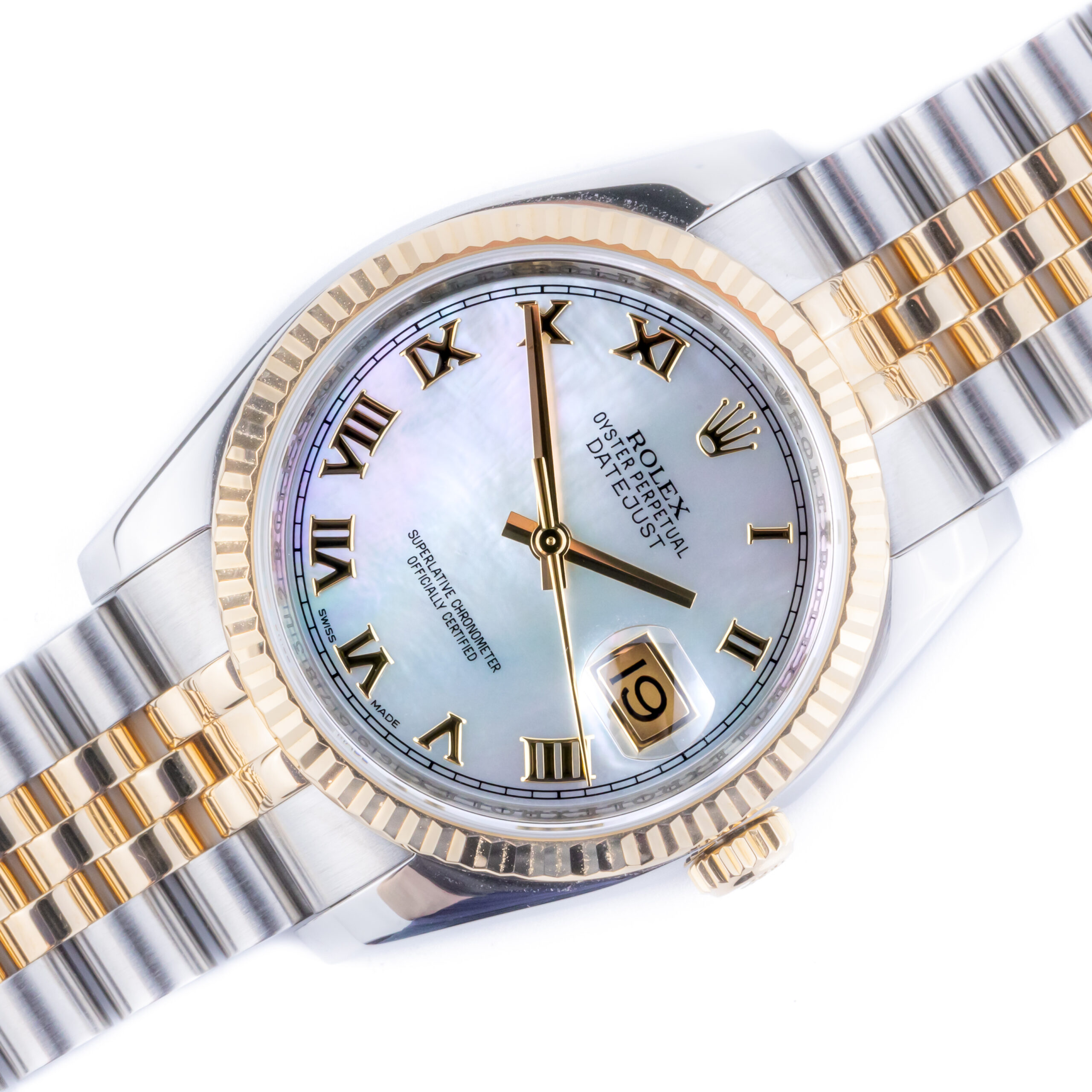 Rolex Datejust MOP Roman 116233 2015 (Vollständiger Satz) 1 Rolex Datejust 116233