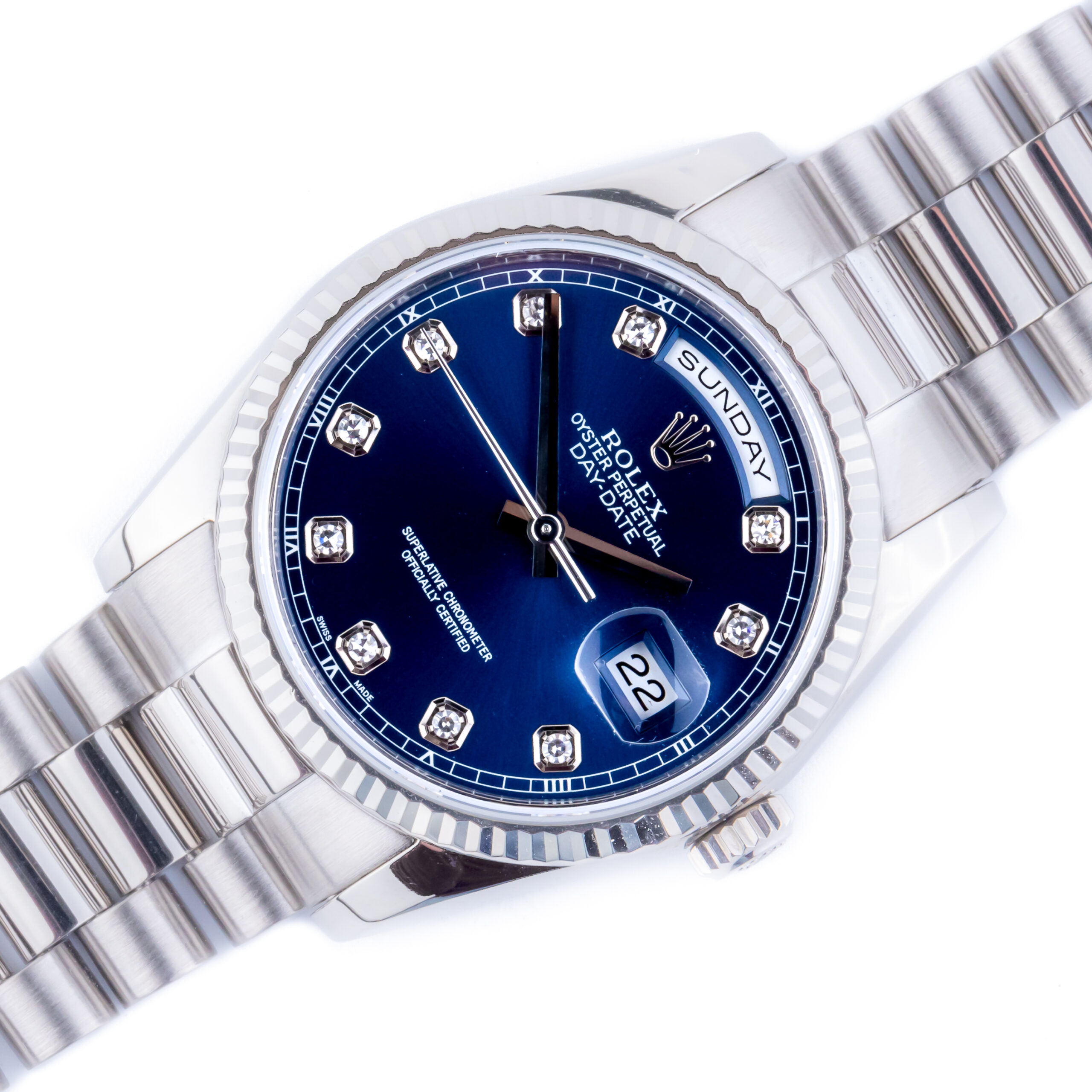 Rolex Day-Date Blue Diamond 118239 2000 1 Rolex Day-Date 118239