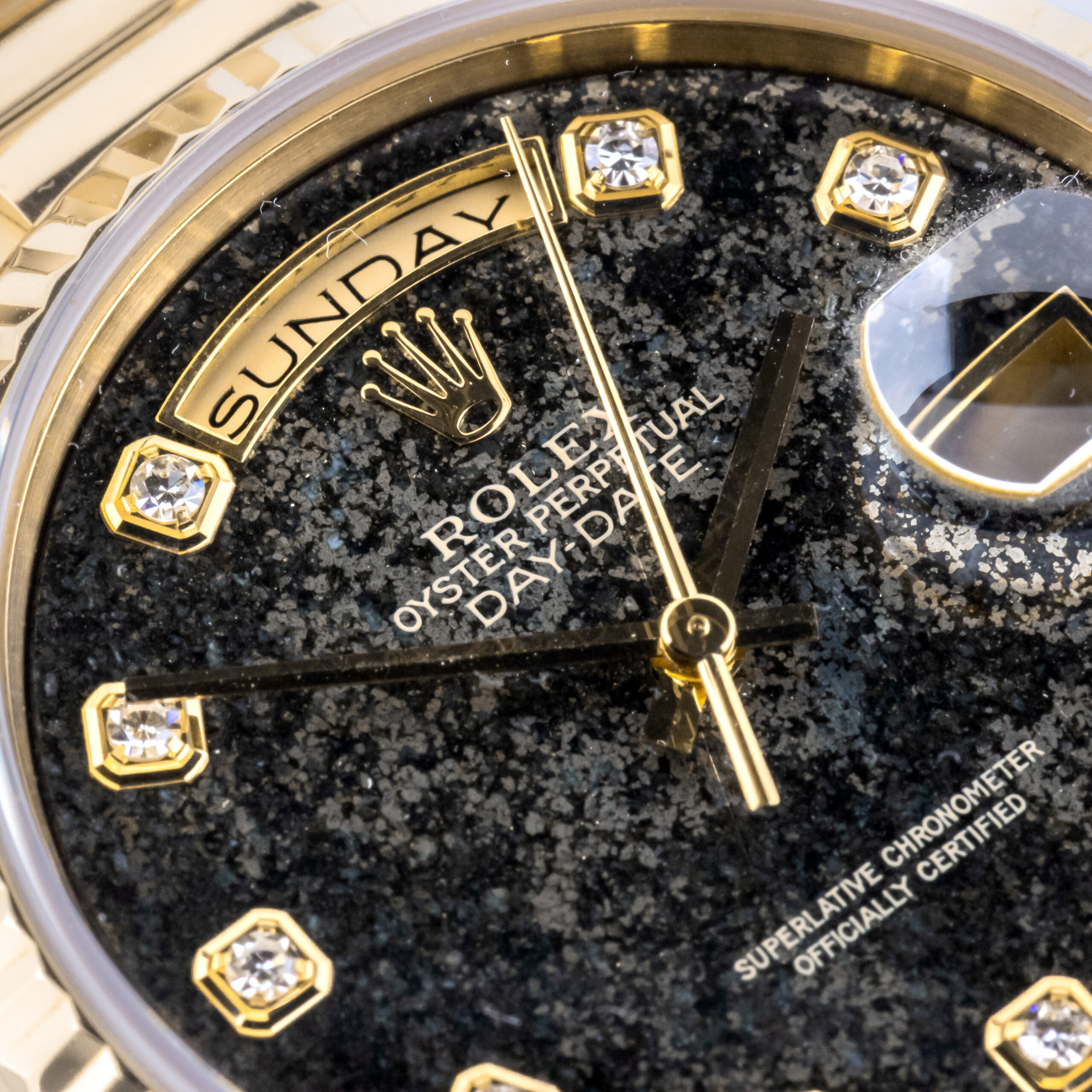 Rolex Day-Date Pyrite Stone Dial 18238 1994 (Vollständiger Satz) 2 Rolex Day-Date 18238 Pyrite
