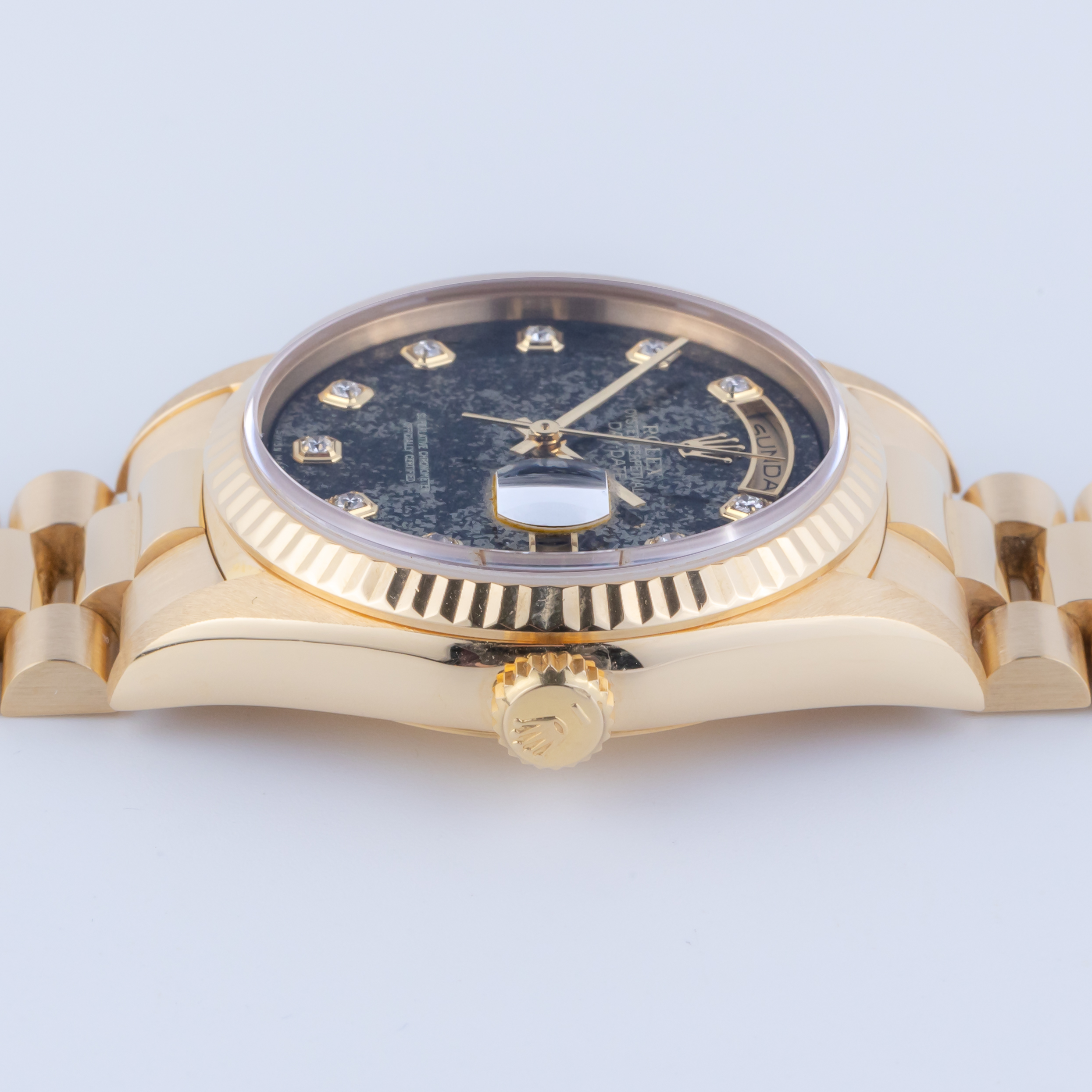 Rolex Day-Date Pyrite Stone Dial 18238 1994 (Vollständiger Satz) 7 Rolex Day-Date 18238 Pyrite