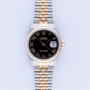 Rolex Oyster Perpetual Datejust Black Pyramid Roman 16233 1994 (Vollständiger Satz) 10 Rolex Datejust 16233