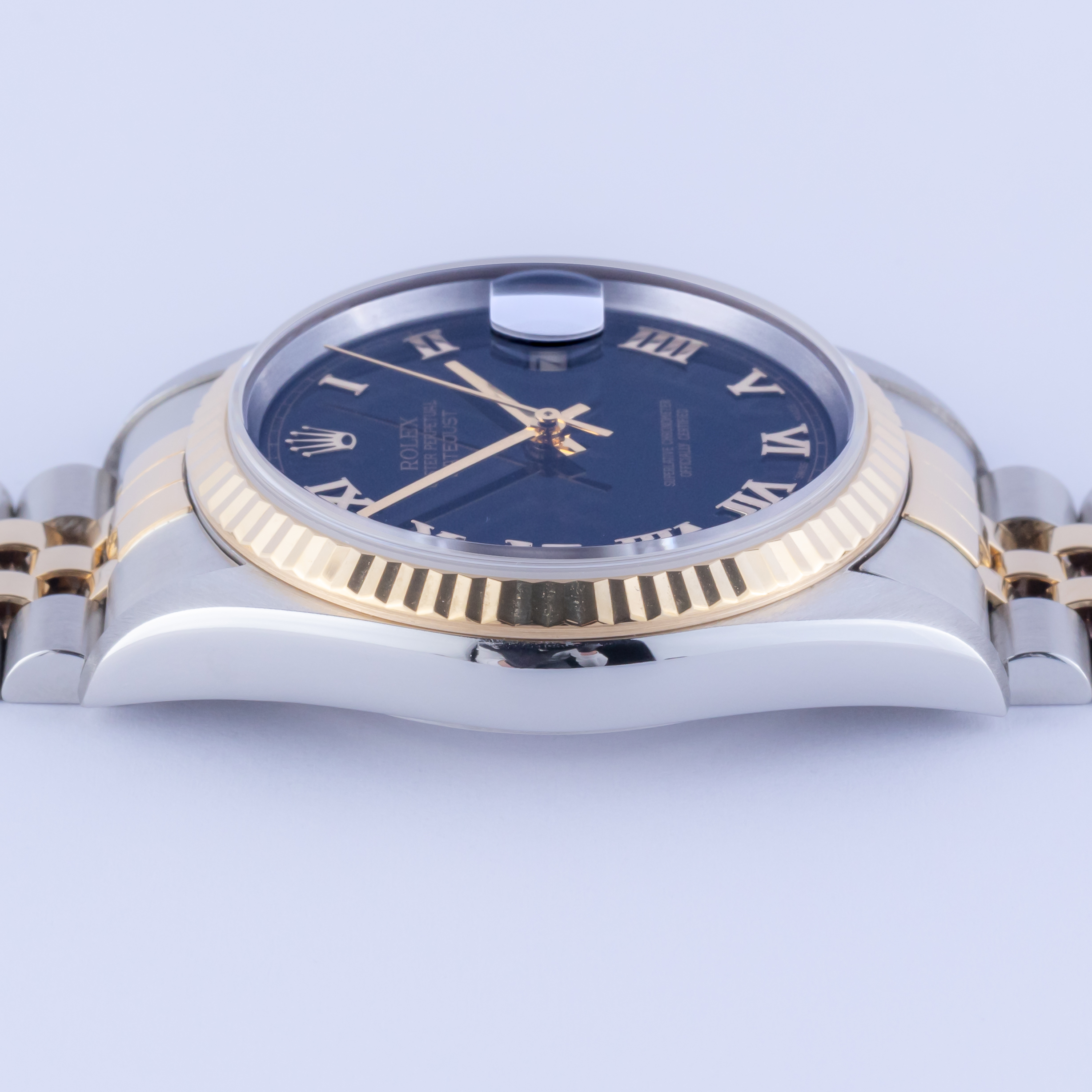 Rolex Oyster Perpetual Datejust Black Pyramid Roman 16233 1994 (Vollständiger Satz) 6 Rolex Datejust 16233