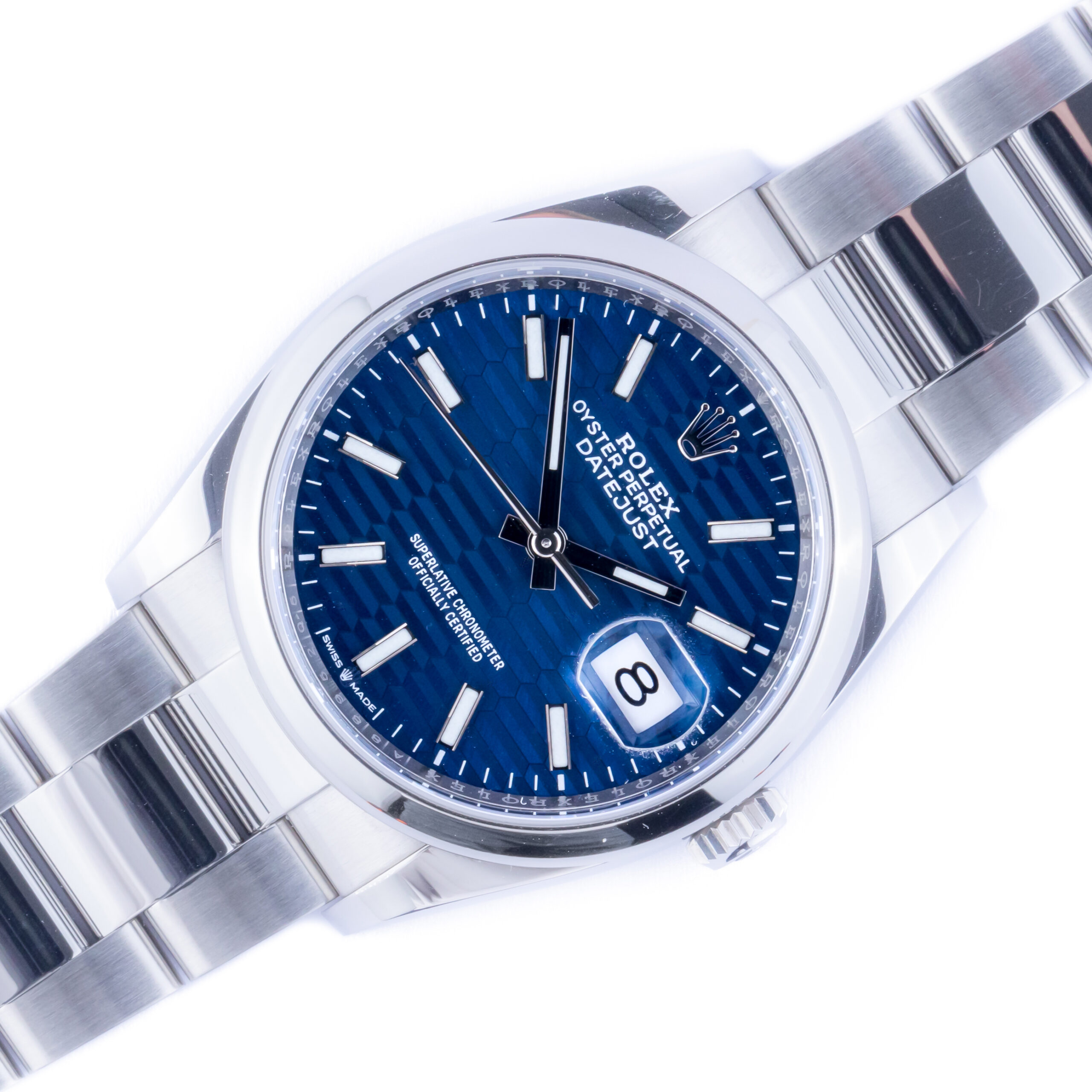 Rolex Datejust Blue Motif 126200 2021 (Full Set) 1 Rolex Datejust 126200