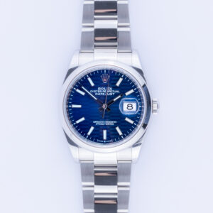 Rolex Datejust Blue Motif 126200 2021 (Full Set) 10 Rolex Datejust 126200