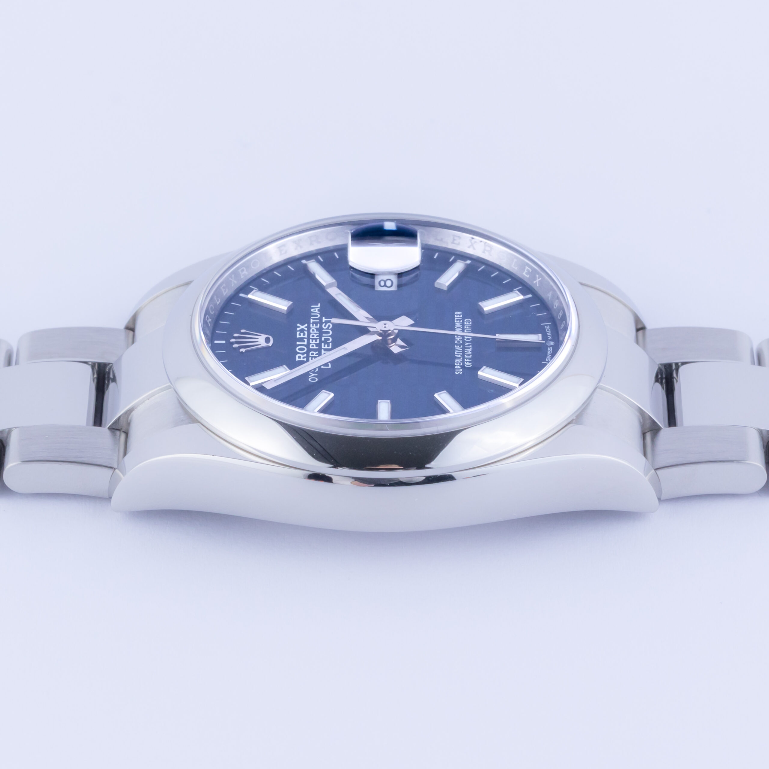 Rolex Datejust Blue Motif 126200 2021 (Full Set) 5 Rolex Datejust 126200