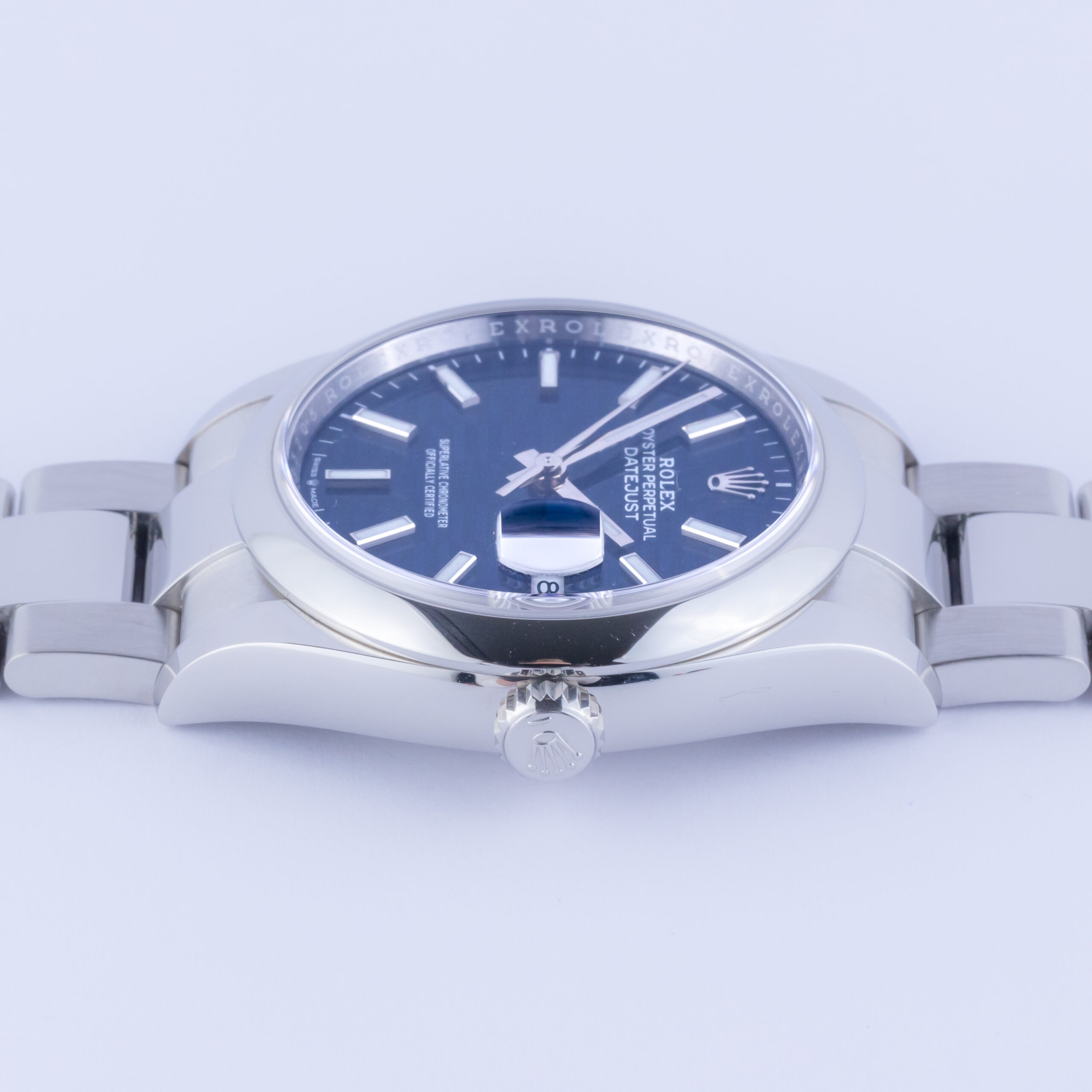 Rolex Datejust Blue Motif 126200 2021 (Full Set) 6 Rolex Datejust 126200