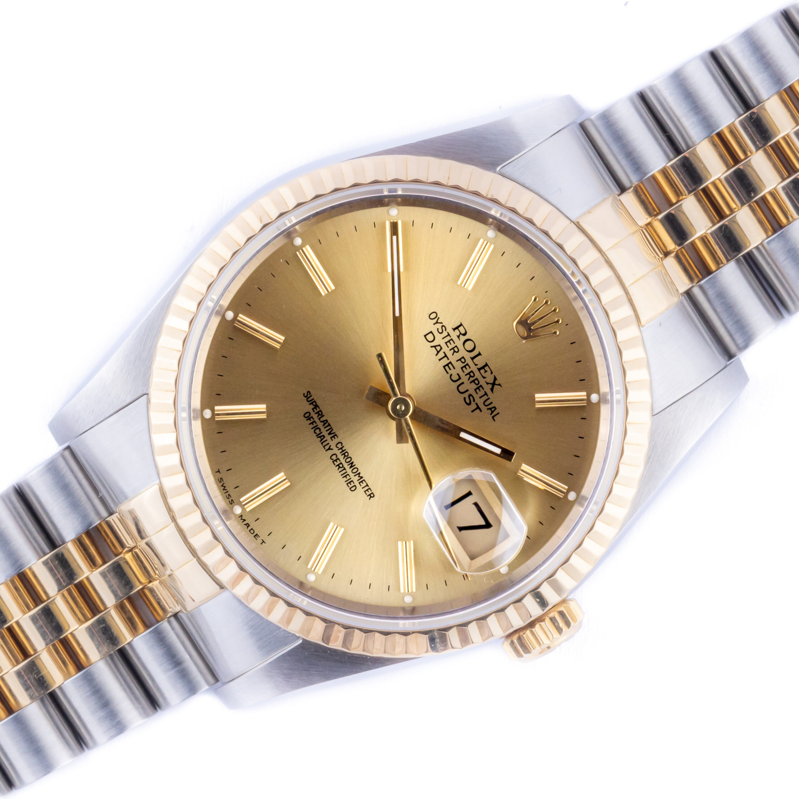 Rolex Oyster Perpetual Datejust Champagne 16233 1990 1 Rolex Oyster Perpetual Datejust Champagne 16233 1990
