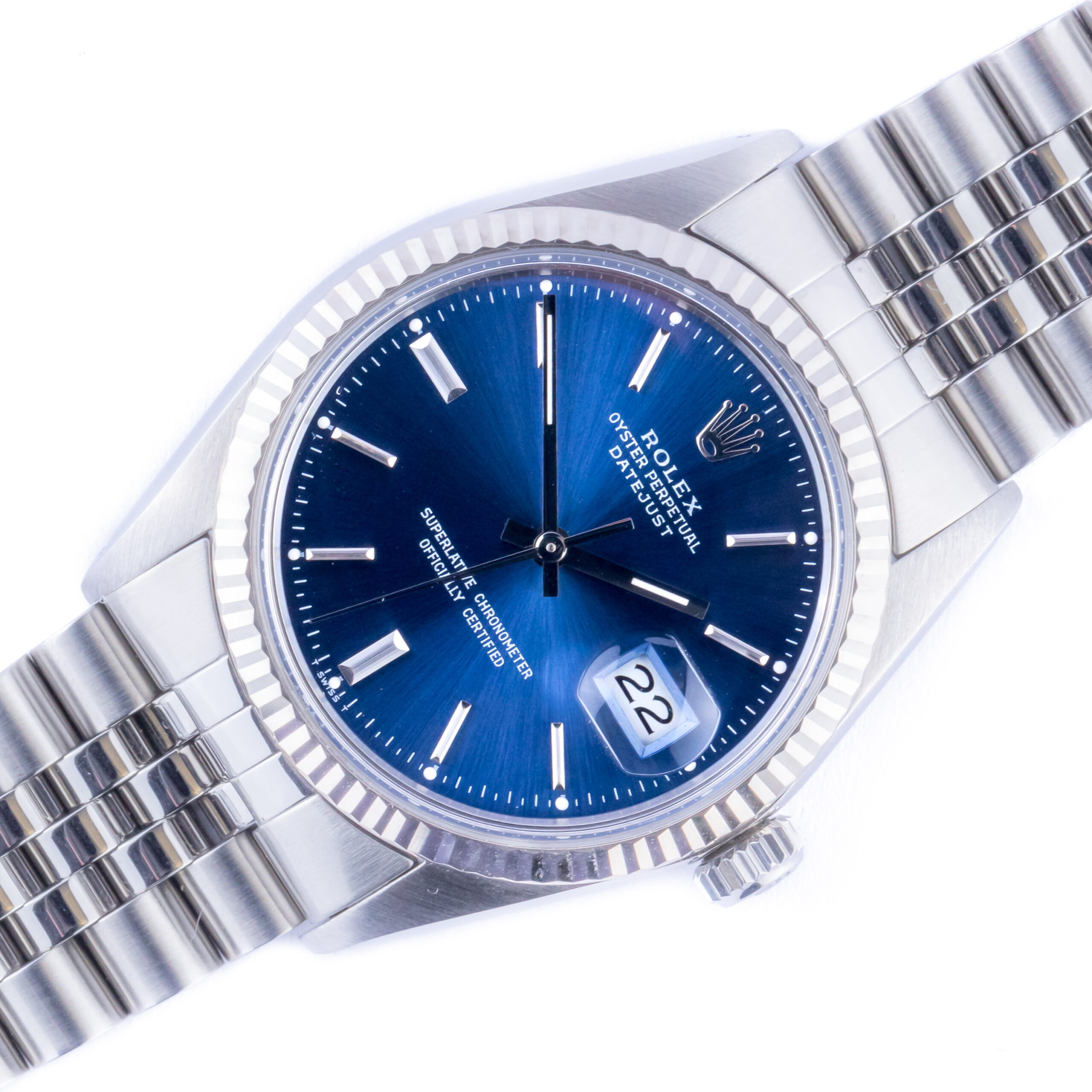 Rolex Oyster Perpetual Datejust Blue 16014 1985 (Full Set) 1 rolex-datejust-16014-4