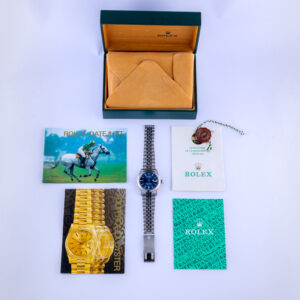 Rolex Oyster Perpetual Datejust Blue 16014 1985 (Full Set) 15 rolex-datejust-16014-4