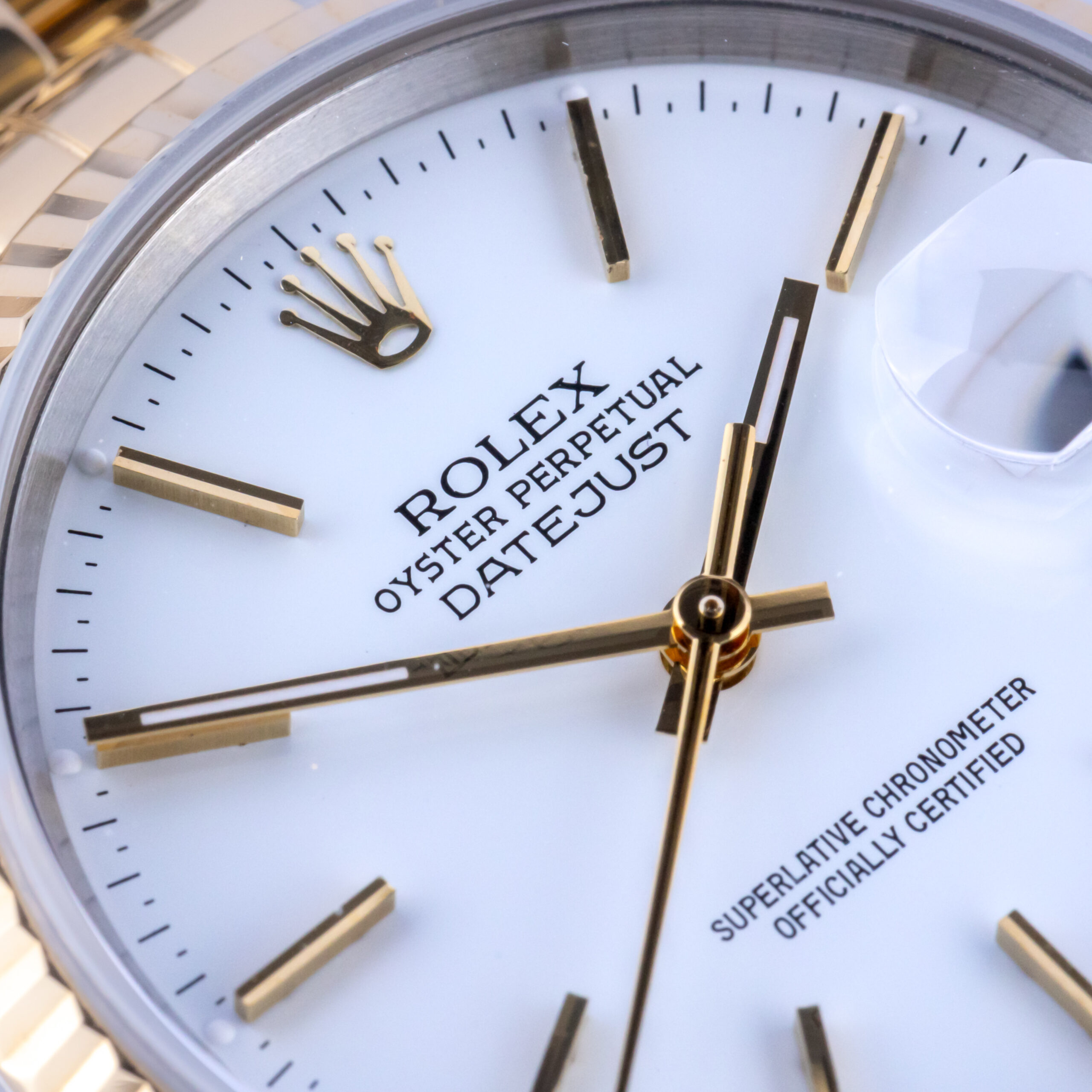 Rolex Oyster Perpetual Datejust White 16233 1988 (Full Set) 2 Rolex Datejust 16233