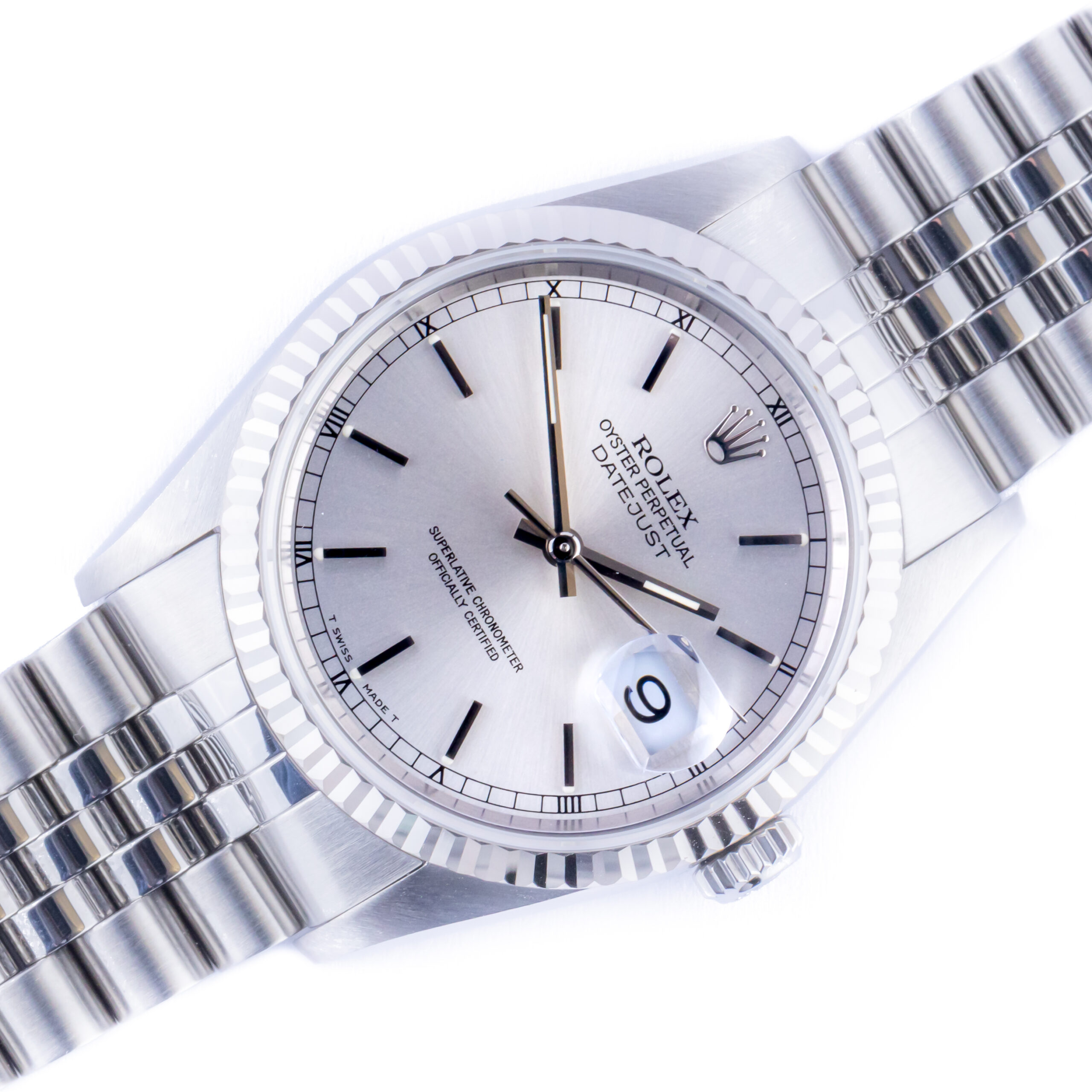 Rolex Oyster Perpetual Datejust Silver 16234 1996 (Full Set) 1 Rolex Datejust 16234