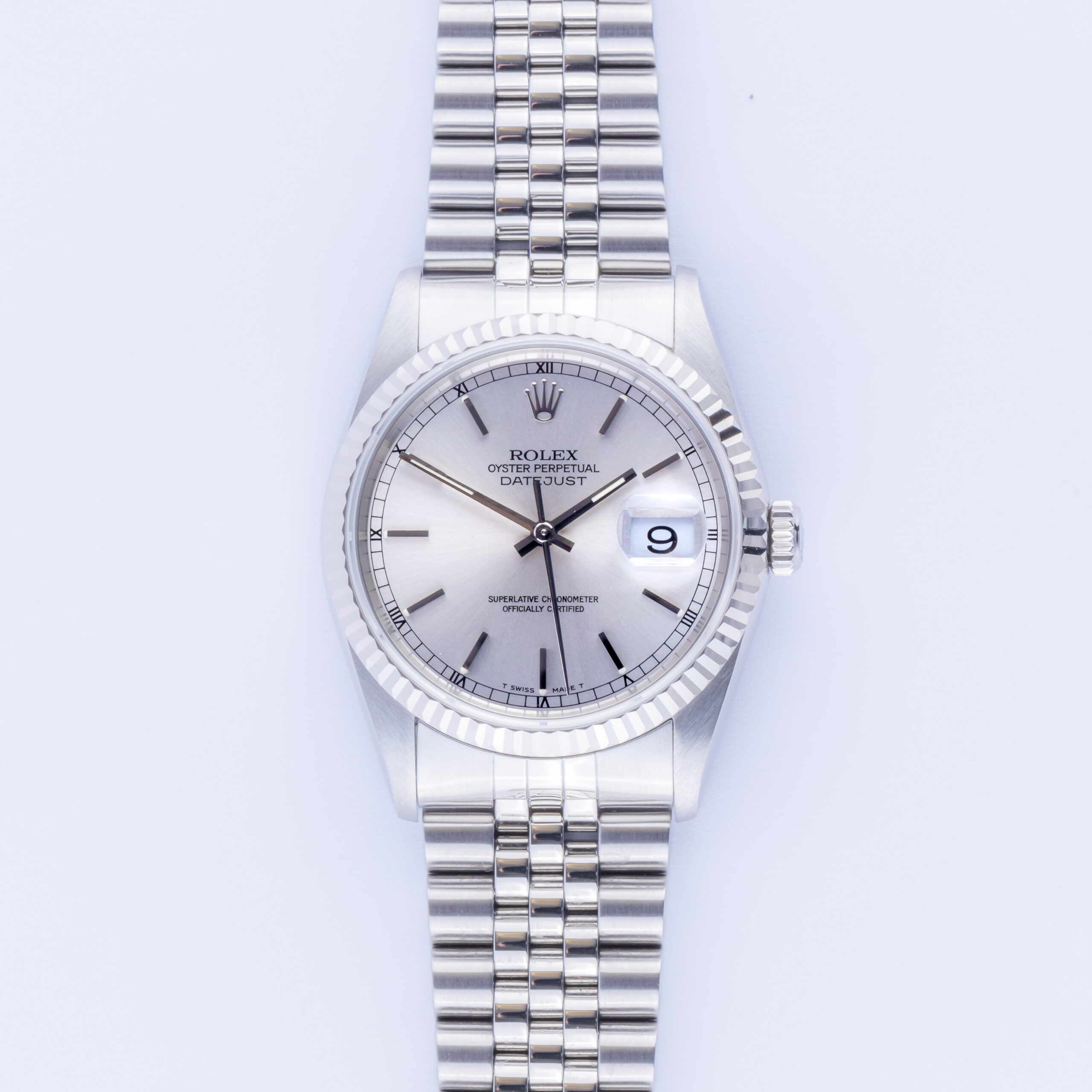 Rolex Oyster Perpetual Datejust Silver 16234 1996 (Full Set) 3 Rolex Datejust 16234