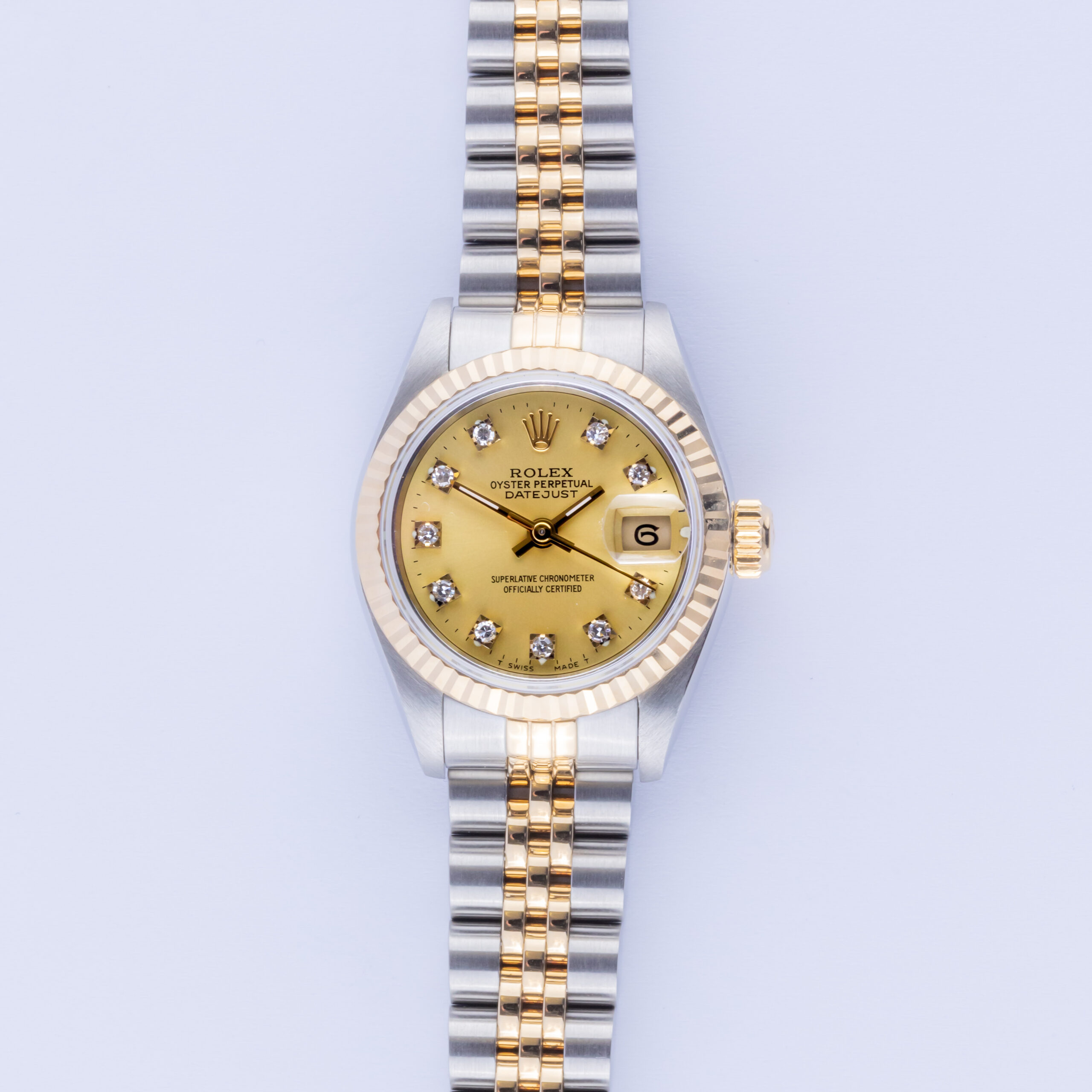 Rolex Lady-Datejust Champagne Diamond 69173 1991 (Full Set) 3 Rolex Lady-Datejust 69173