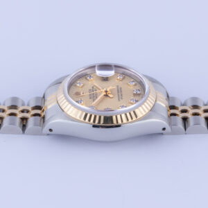 Rolex Lady-Datejust Champagne Diamond 69173 1991 (Full Set) 12 Rolex Lady-Datejust 69173